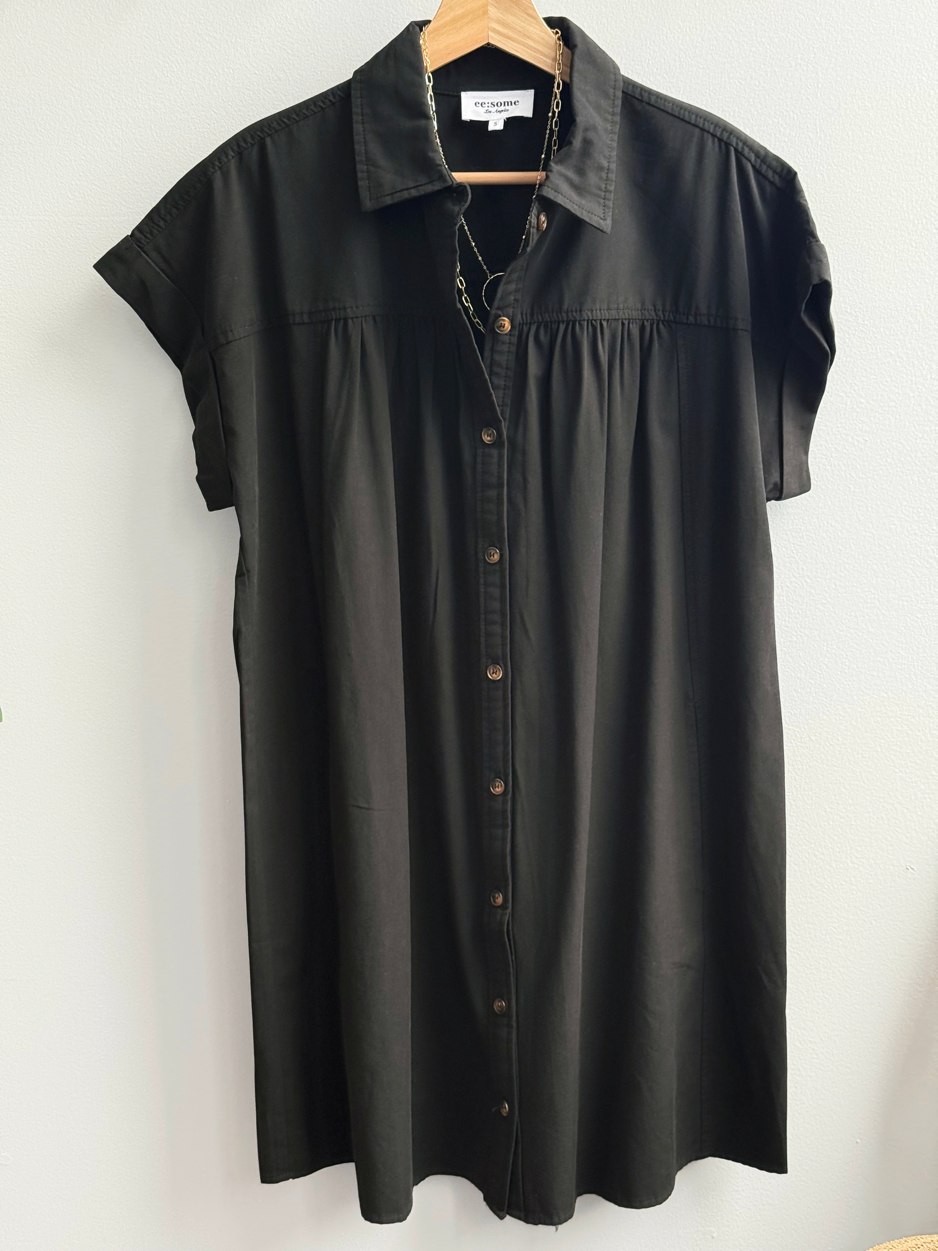 Bertie Dress - ASH BLACK