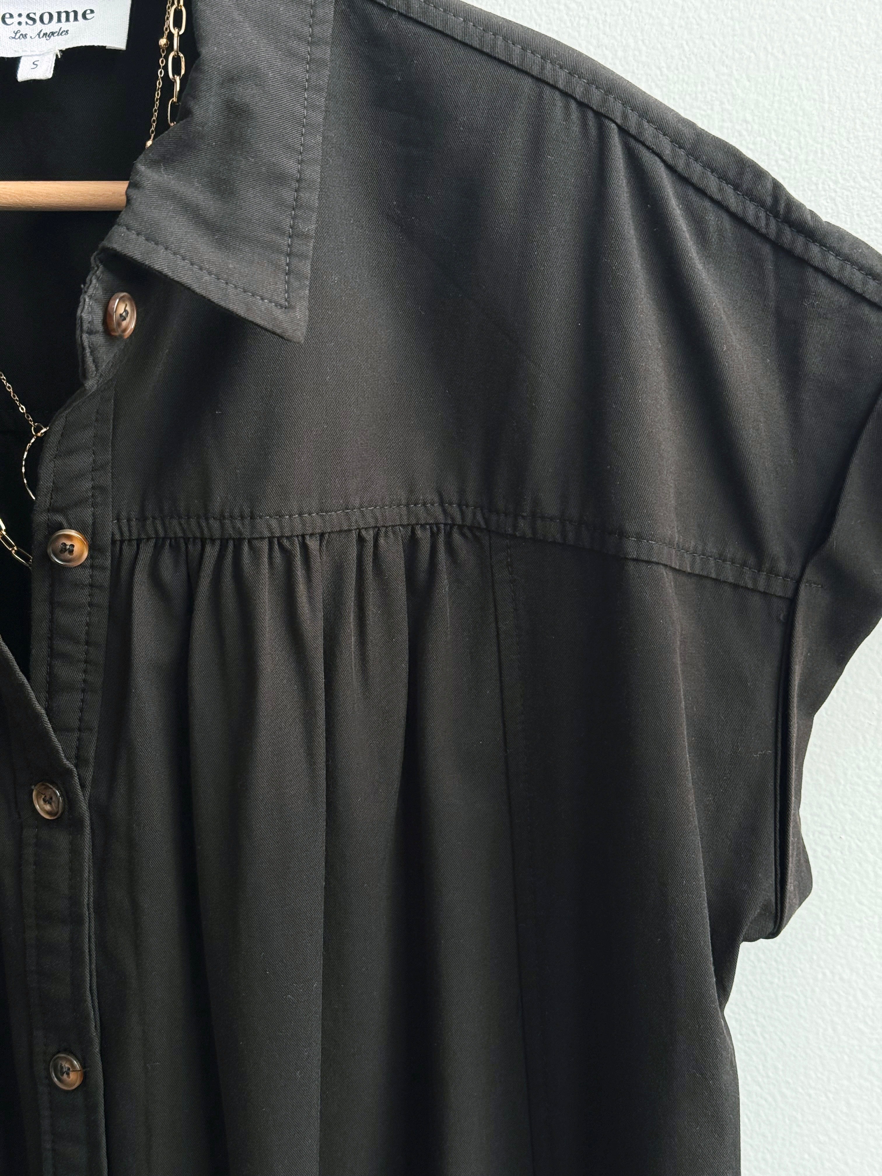 Bertie Dress - ASH BLACK