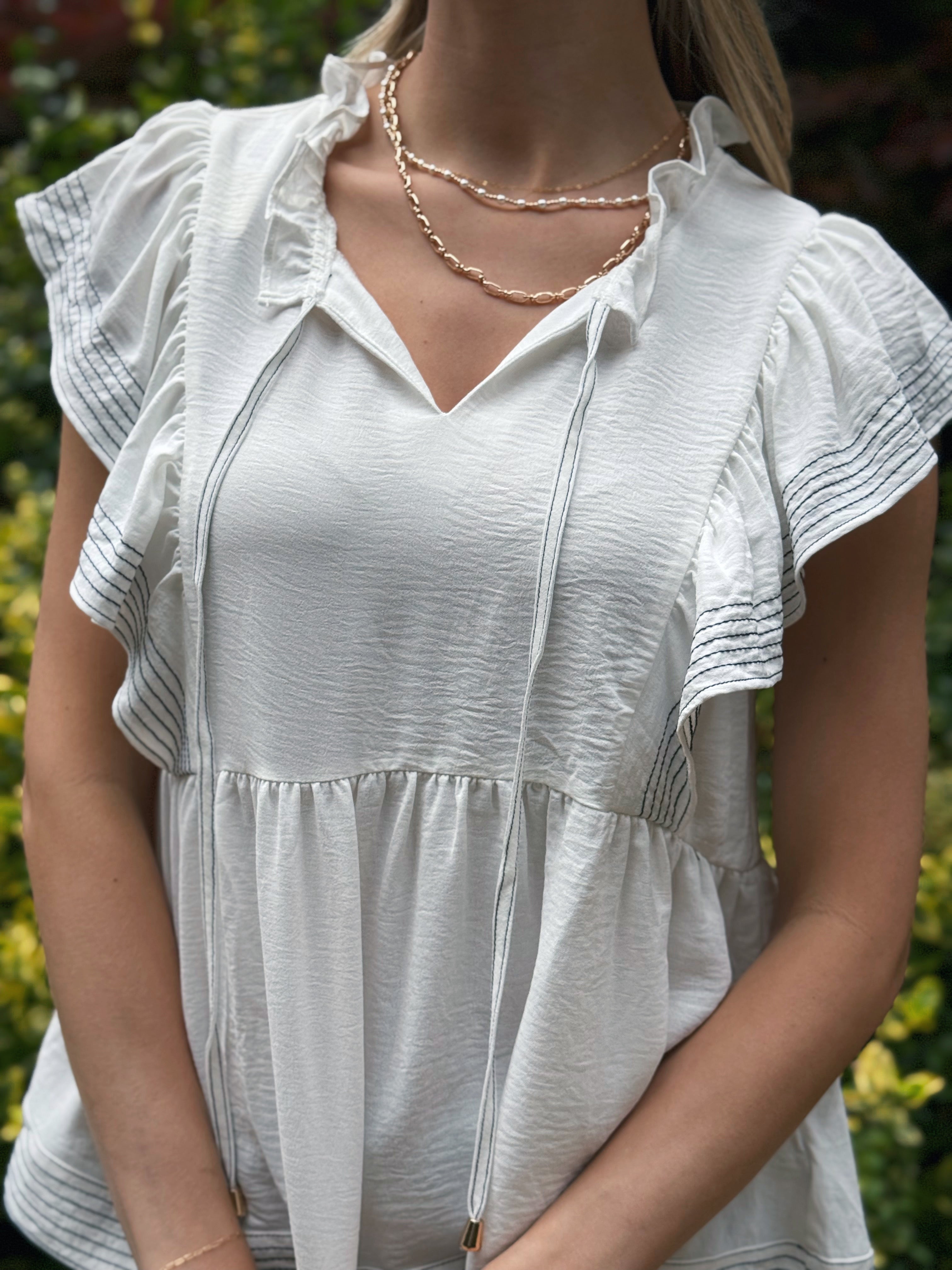 Debra Blouse - OFF WHITE