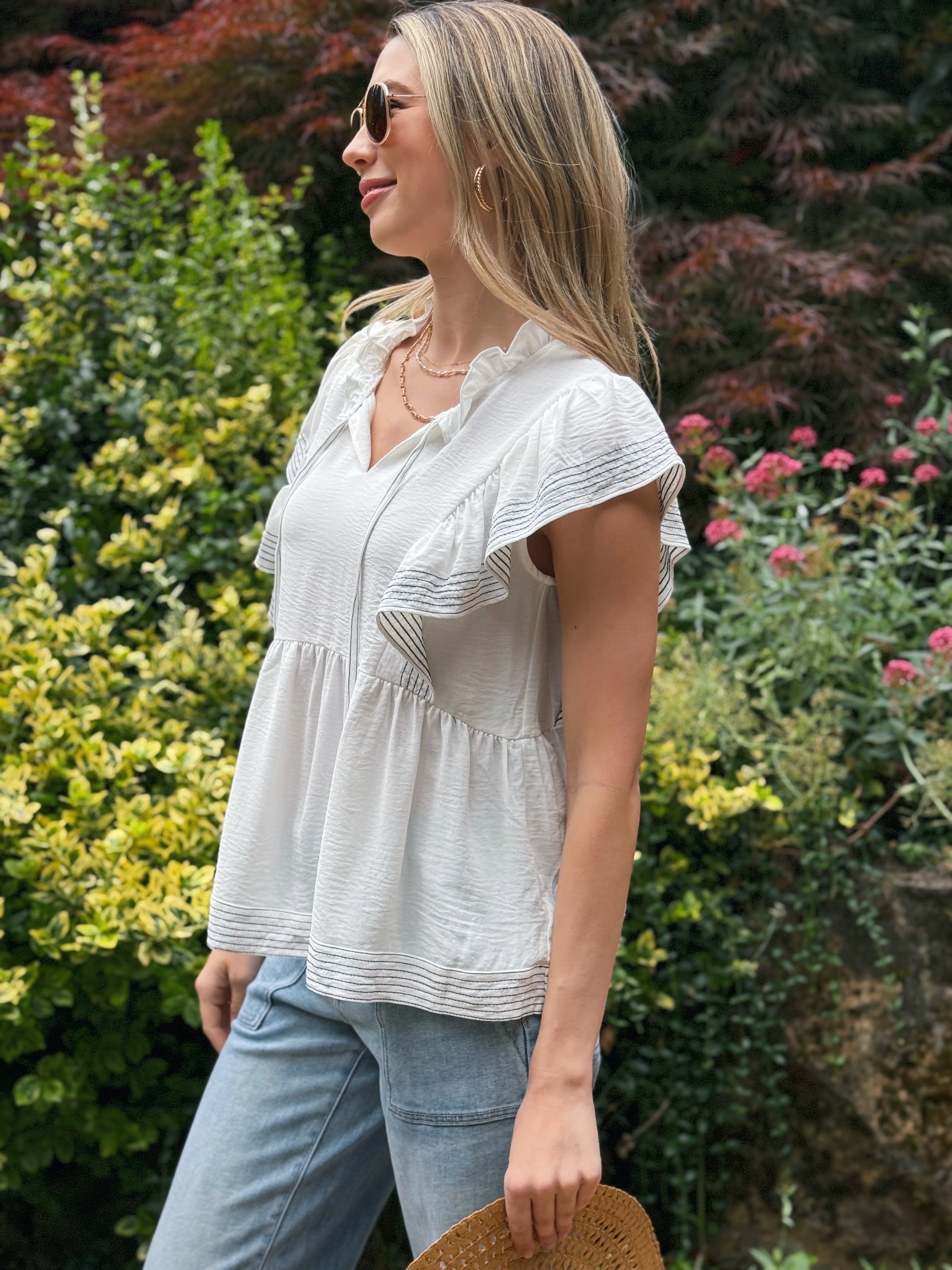 Debra Blouse - OFF WHITE