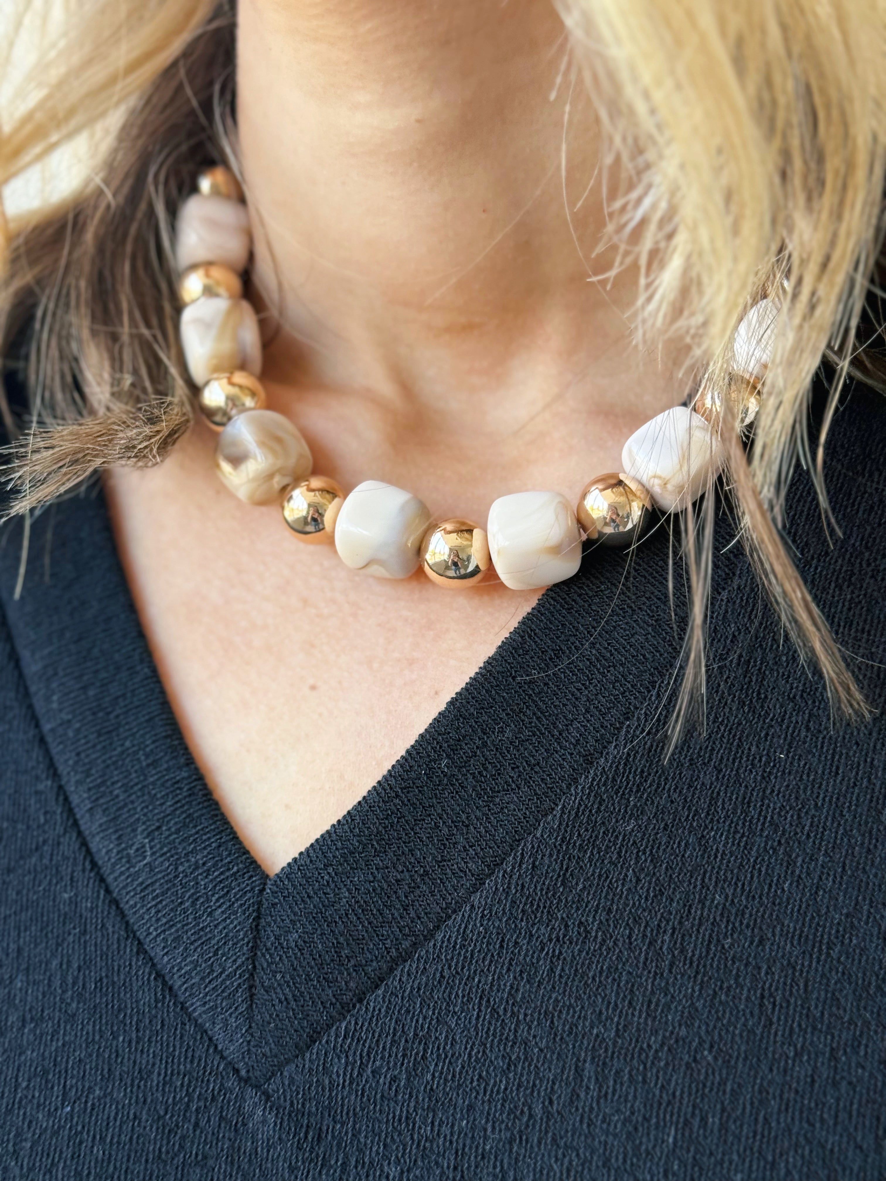 Chunky Beaded Necklace