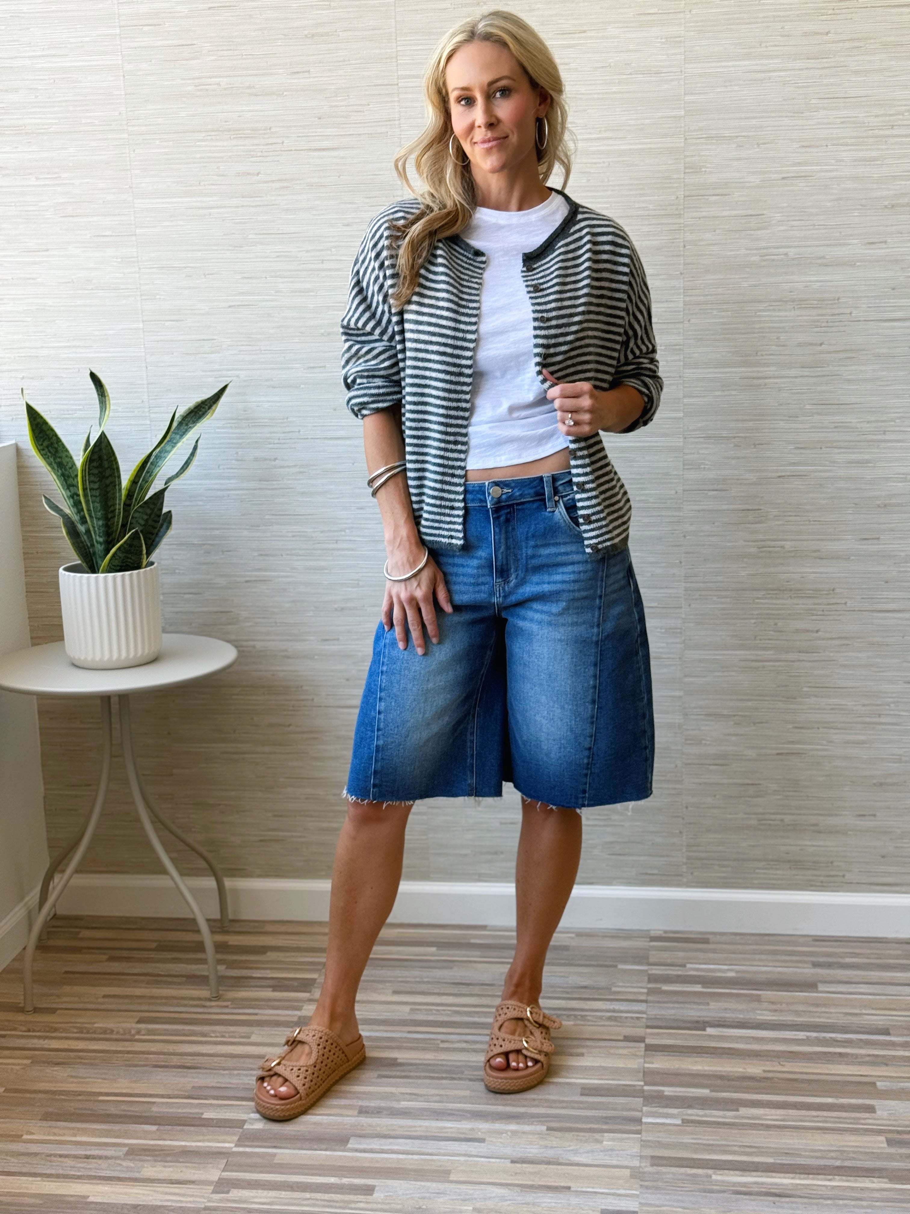 Stella Cardigan - CHARCOAL