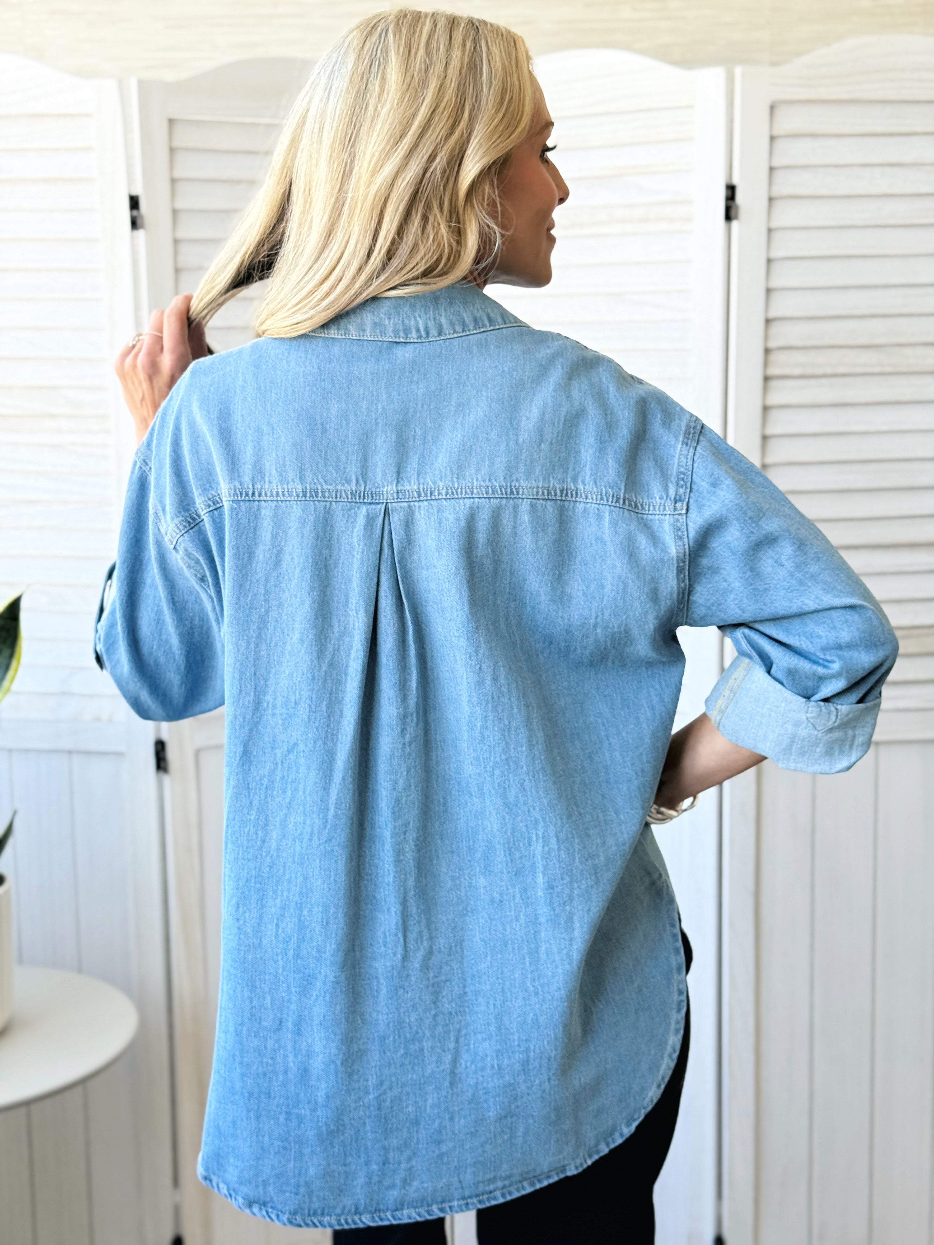 Big Sky Button-Up - DENIM