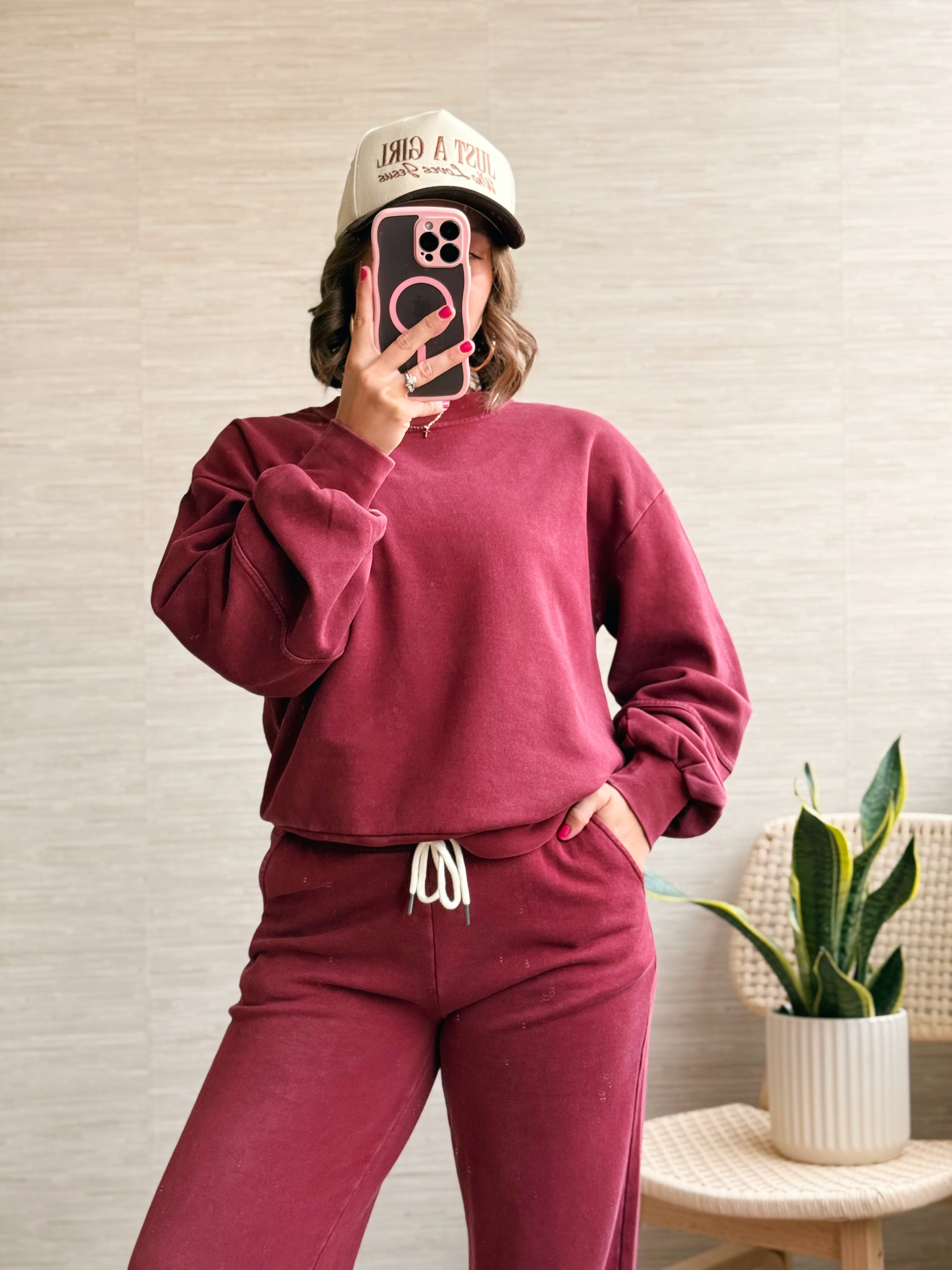 Ashford Sweatshirt - ZINFANDEL