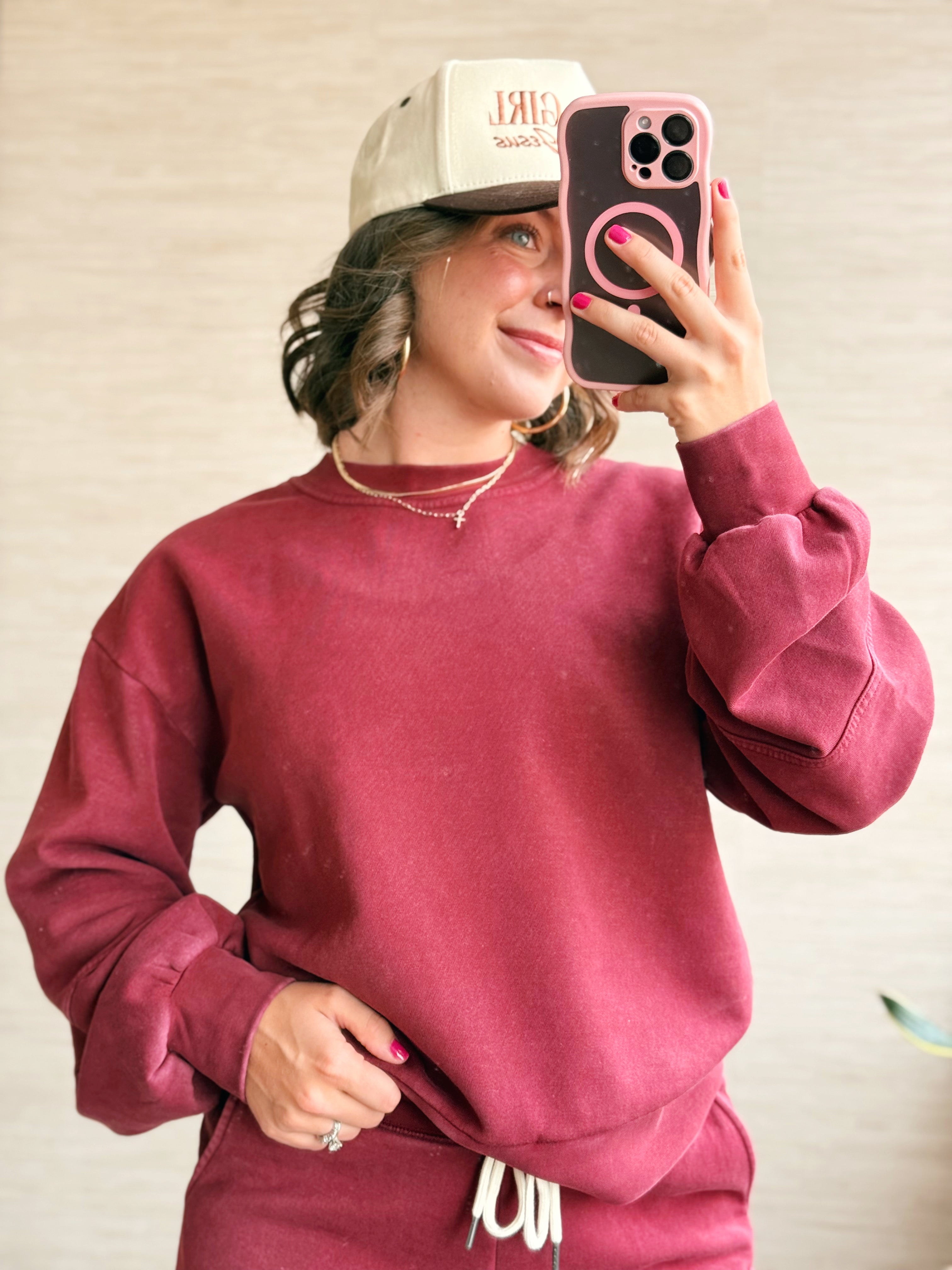 Ashford Sweatshirt - ZINFANDEL