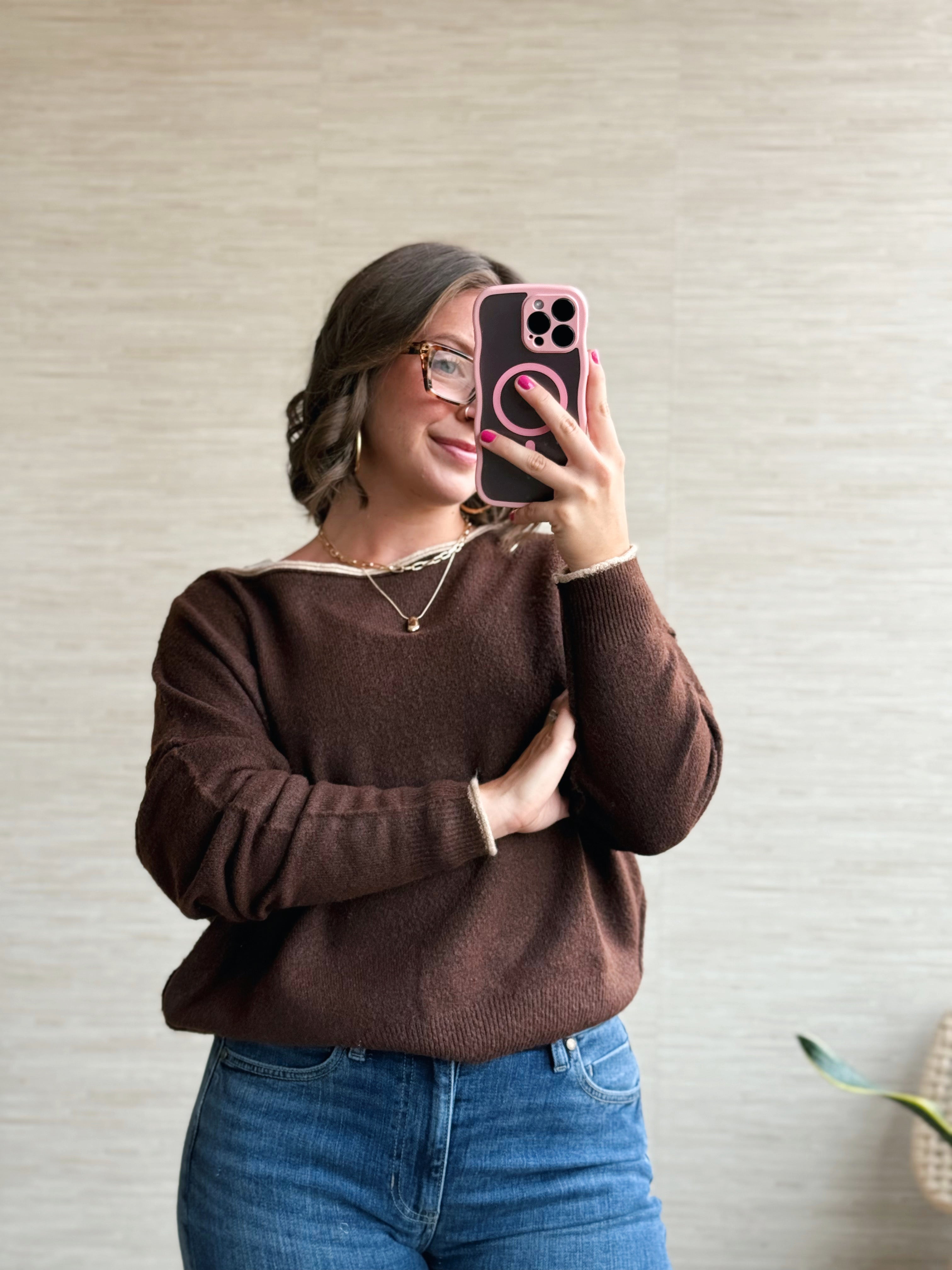 Fatima Sweater - BROWN