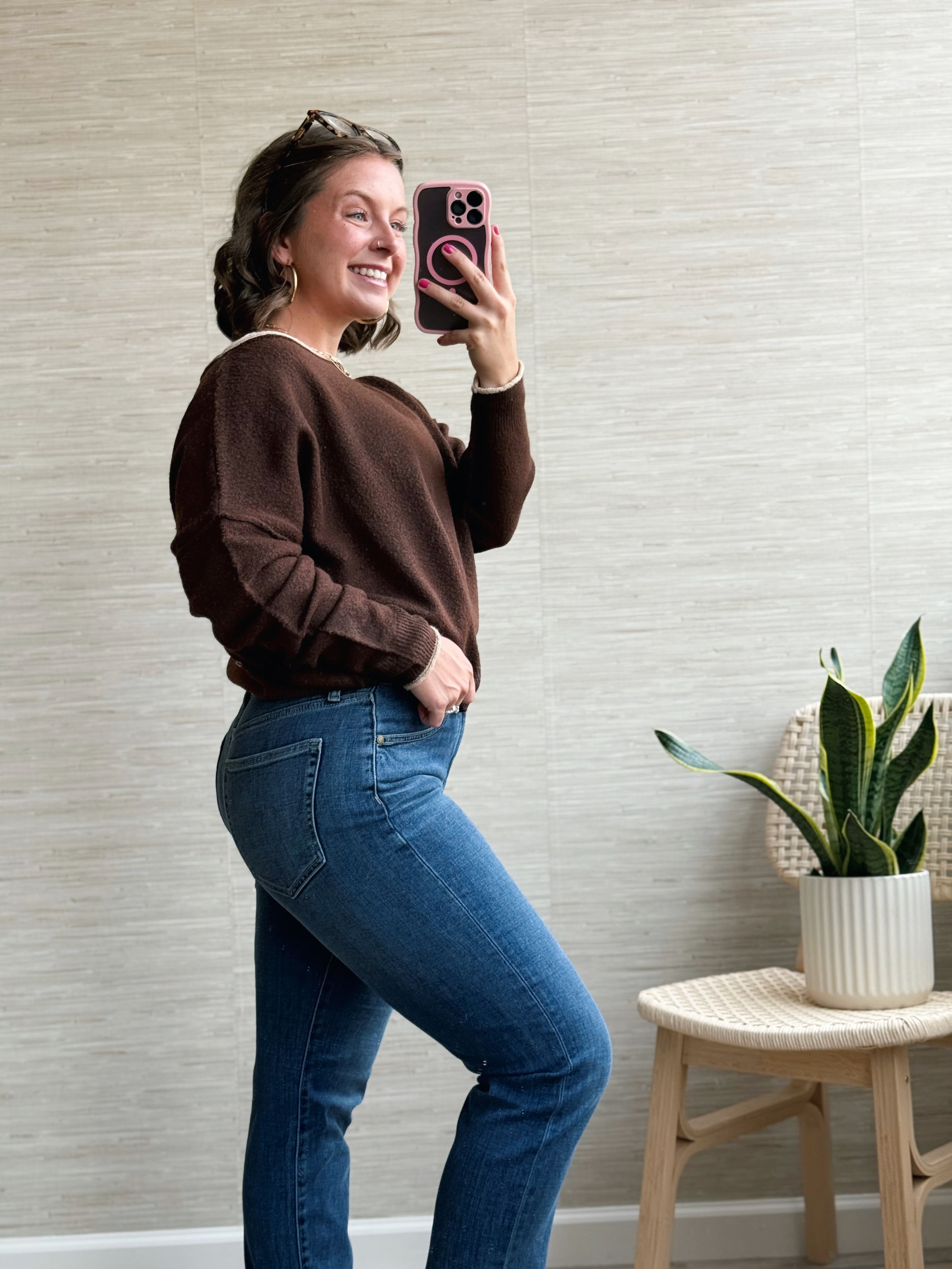 Fatima Sweater - BROWN