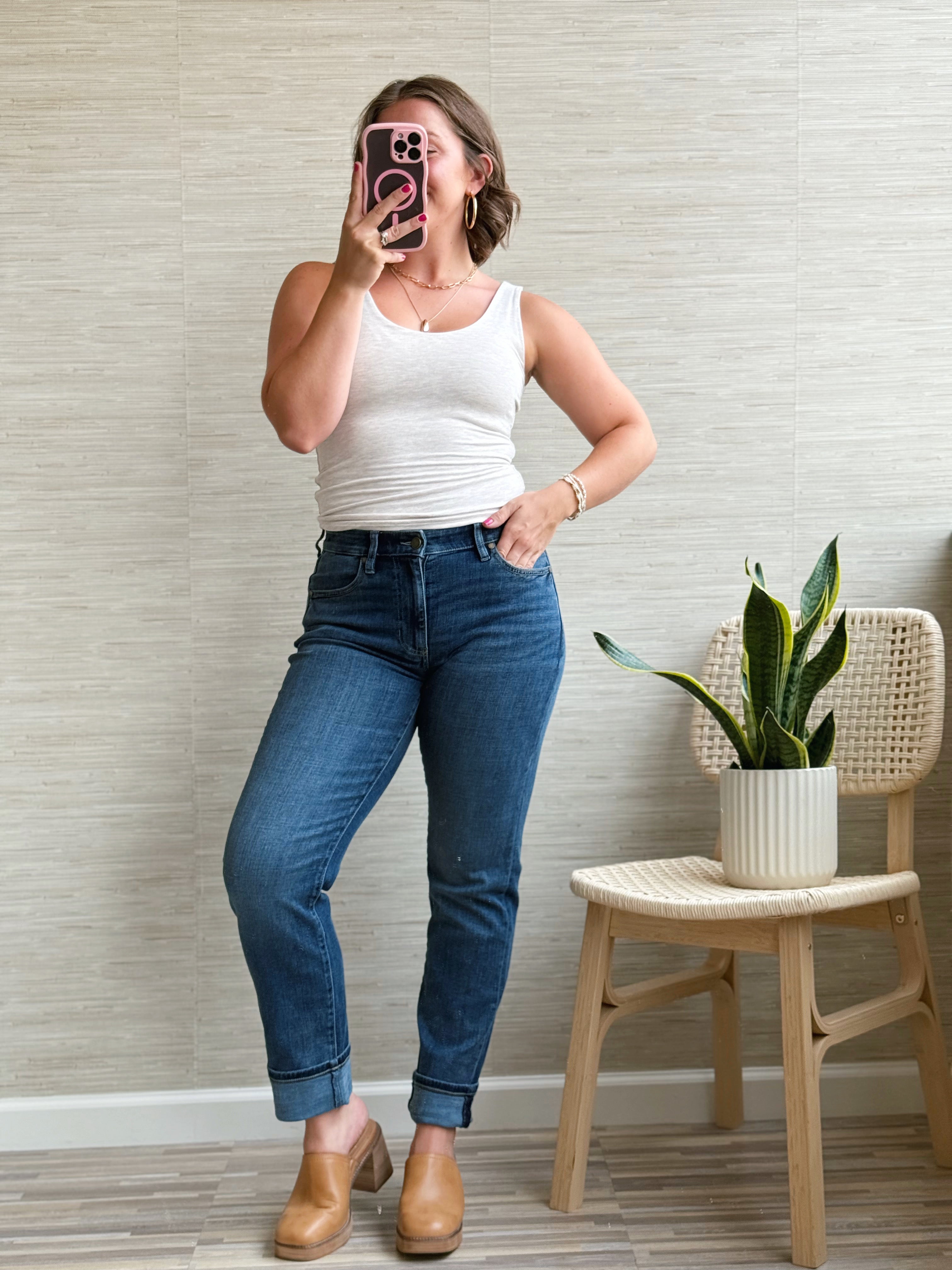 Scoop Neck Tank - OATMEAL