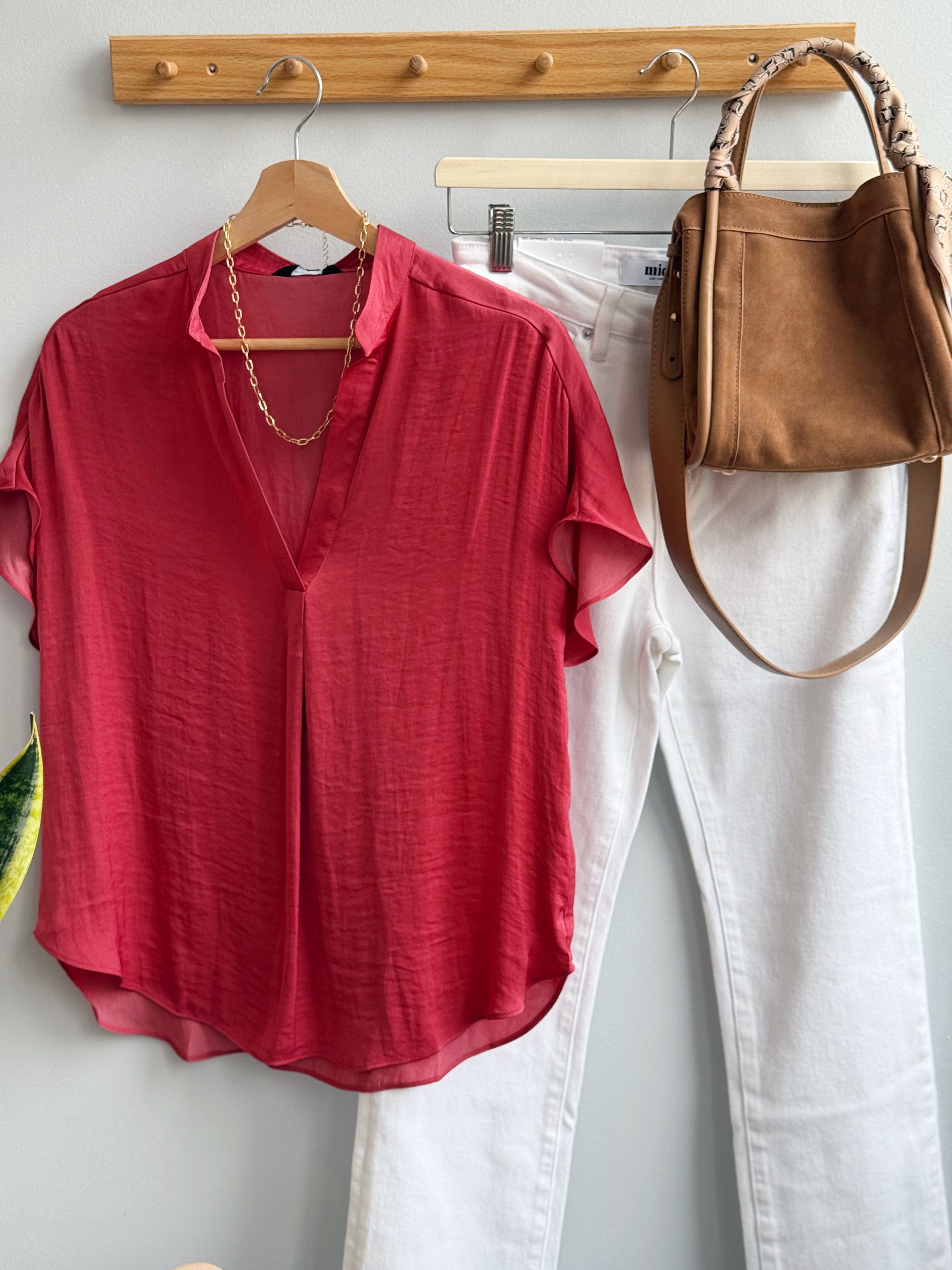 Serenity Blouse - BERRY