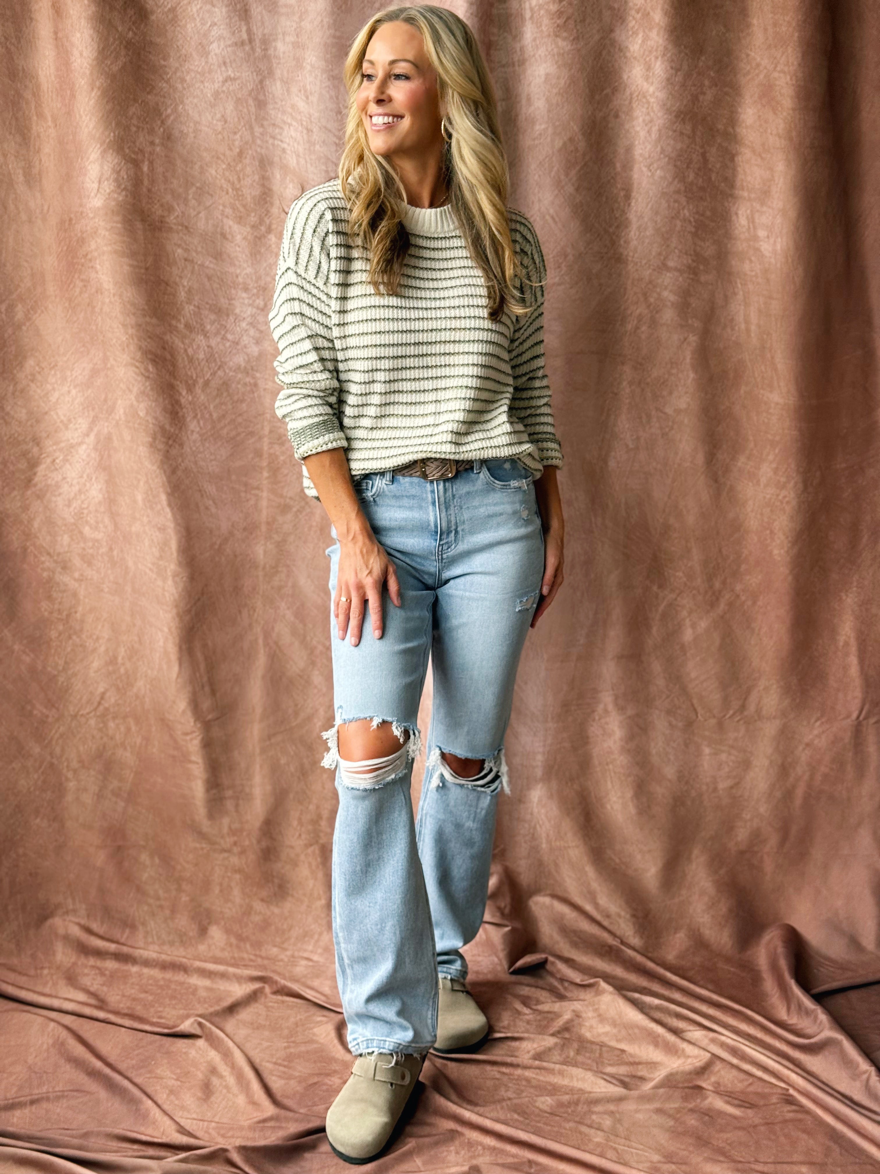 [LOVERVET] Sandy Straight Leg Jean  - FINESSE