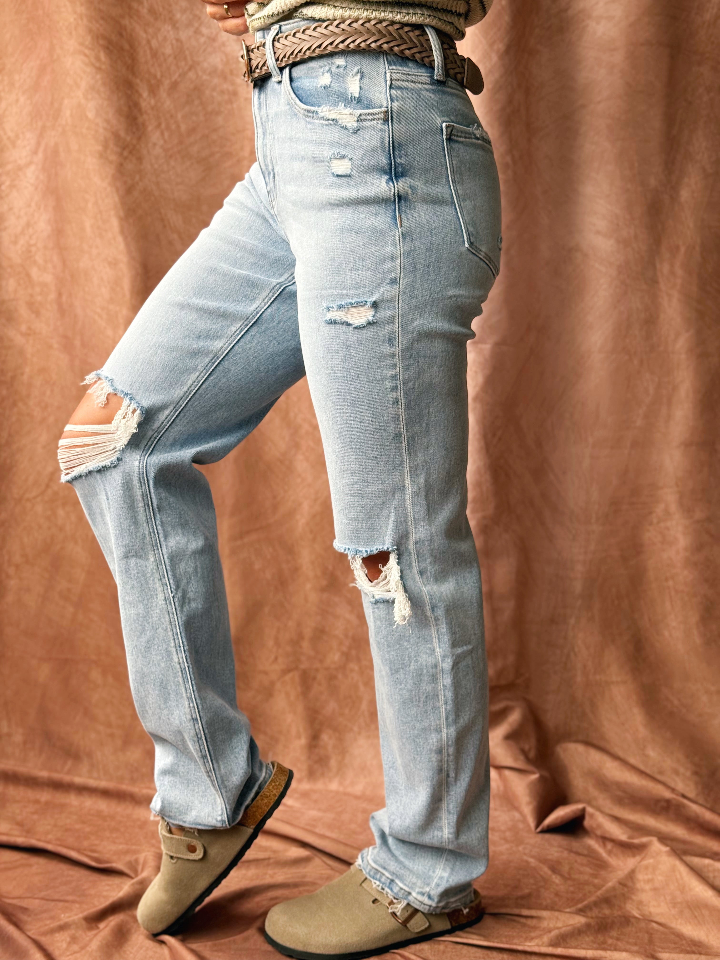 [LOVERVET] Sandy Straight Leg Jean  - FINESSE