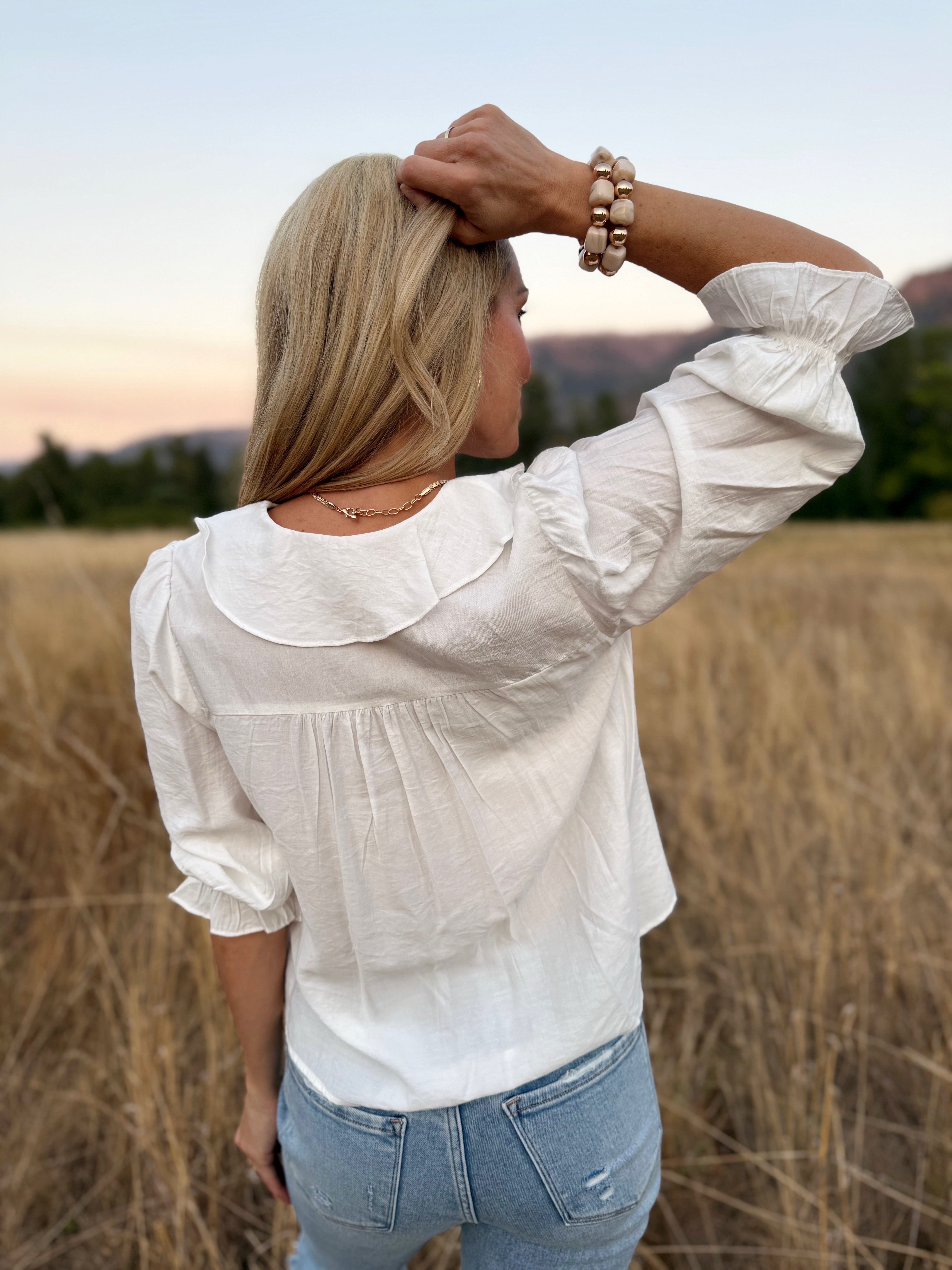 Perry Blouse - OFF WHITE