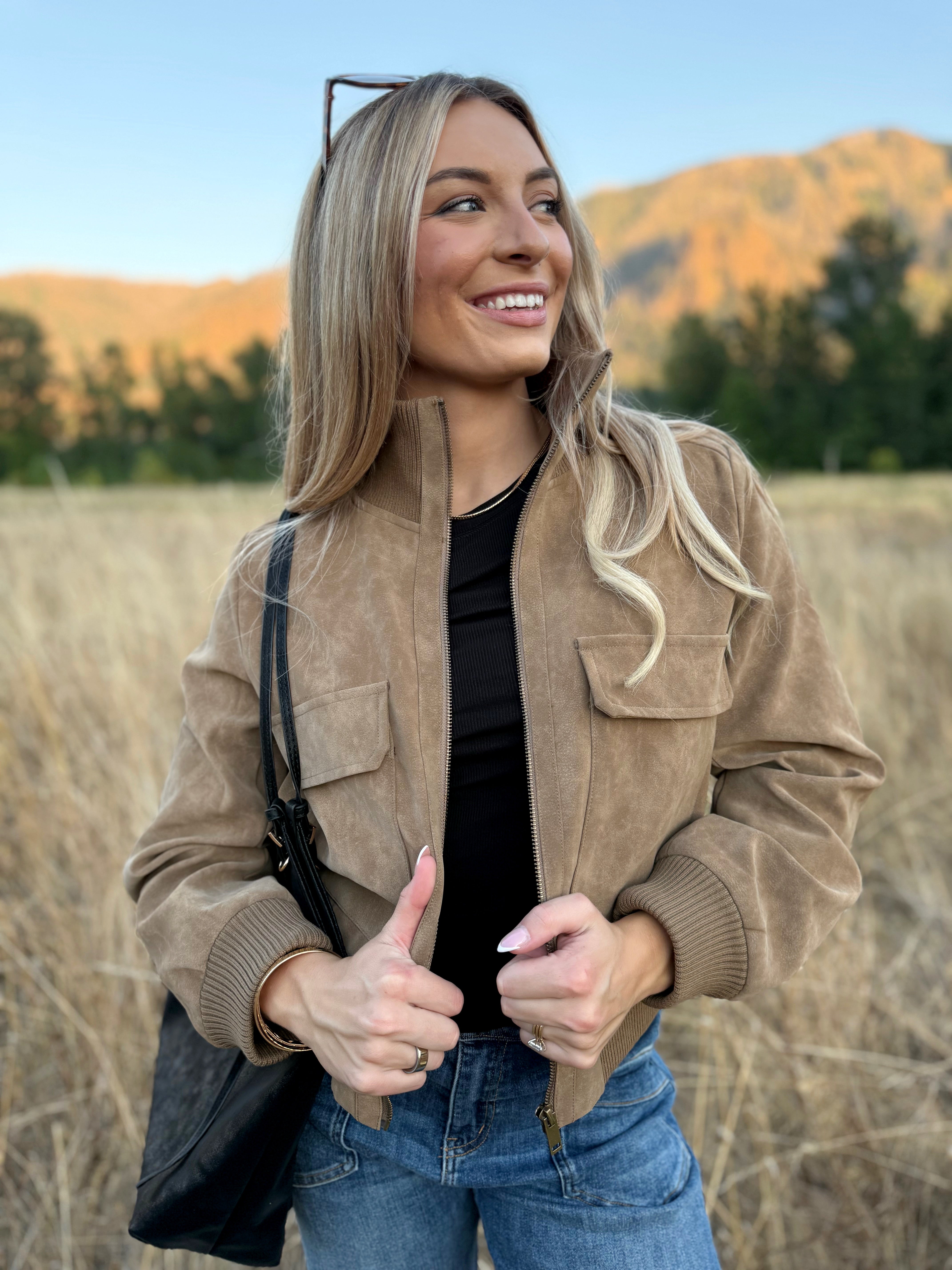 Top Gun Jacket - MOCHA