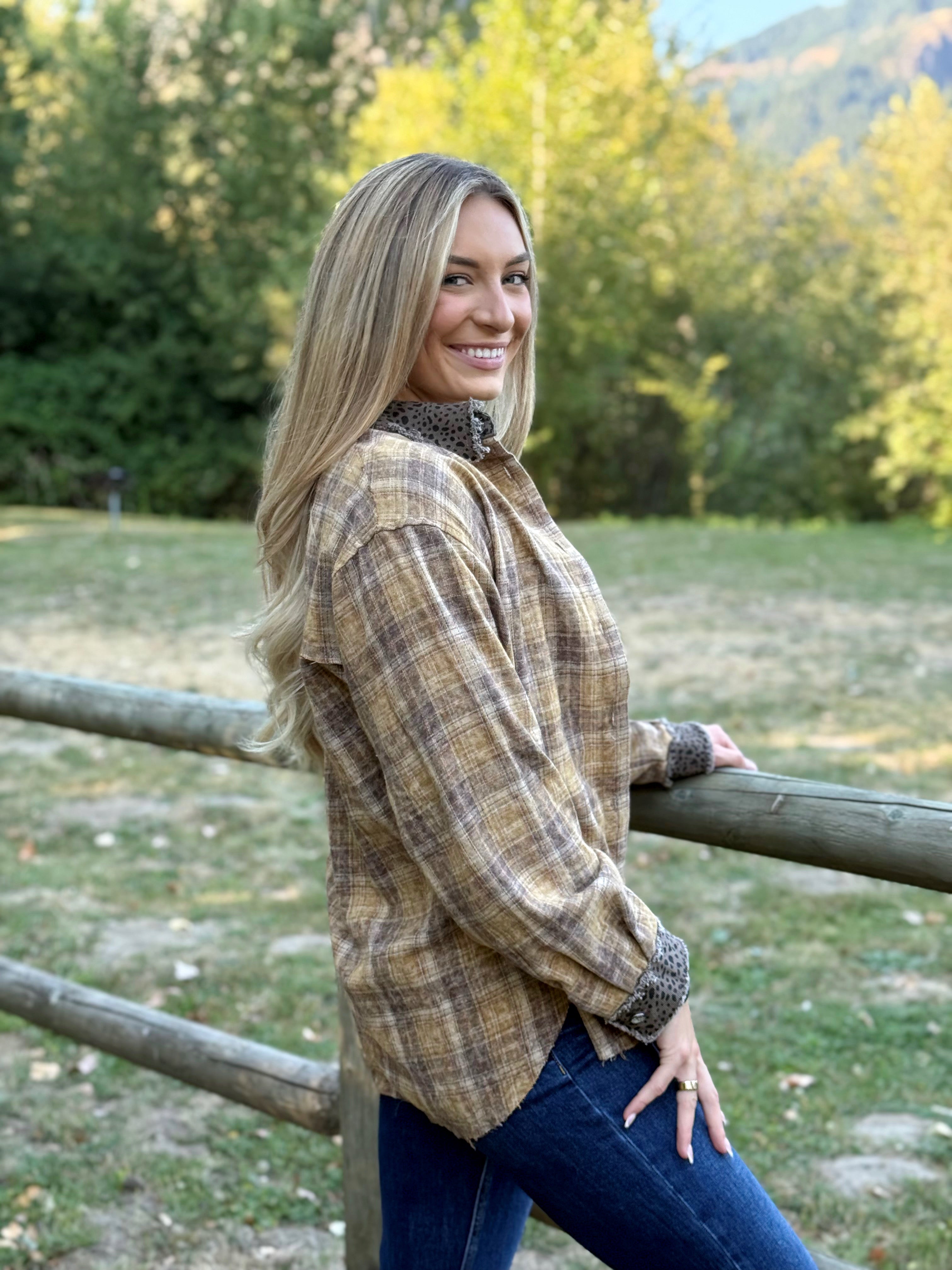 Autumn Safari Plaid - HONEY MULTI
