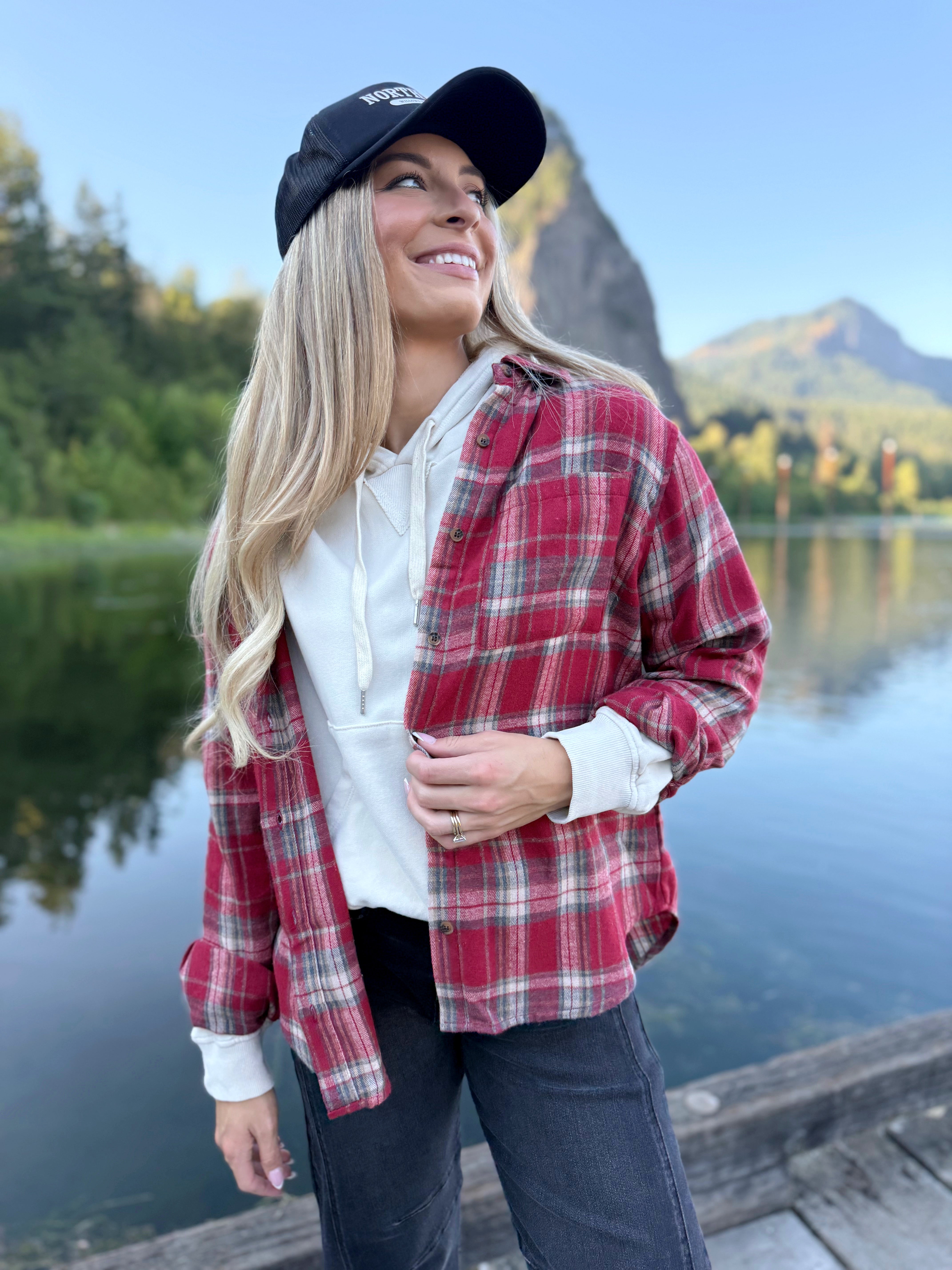 Woodland Flannel - RED
