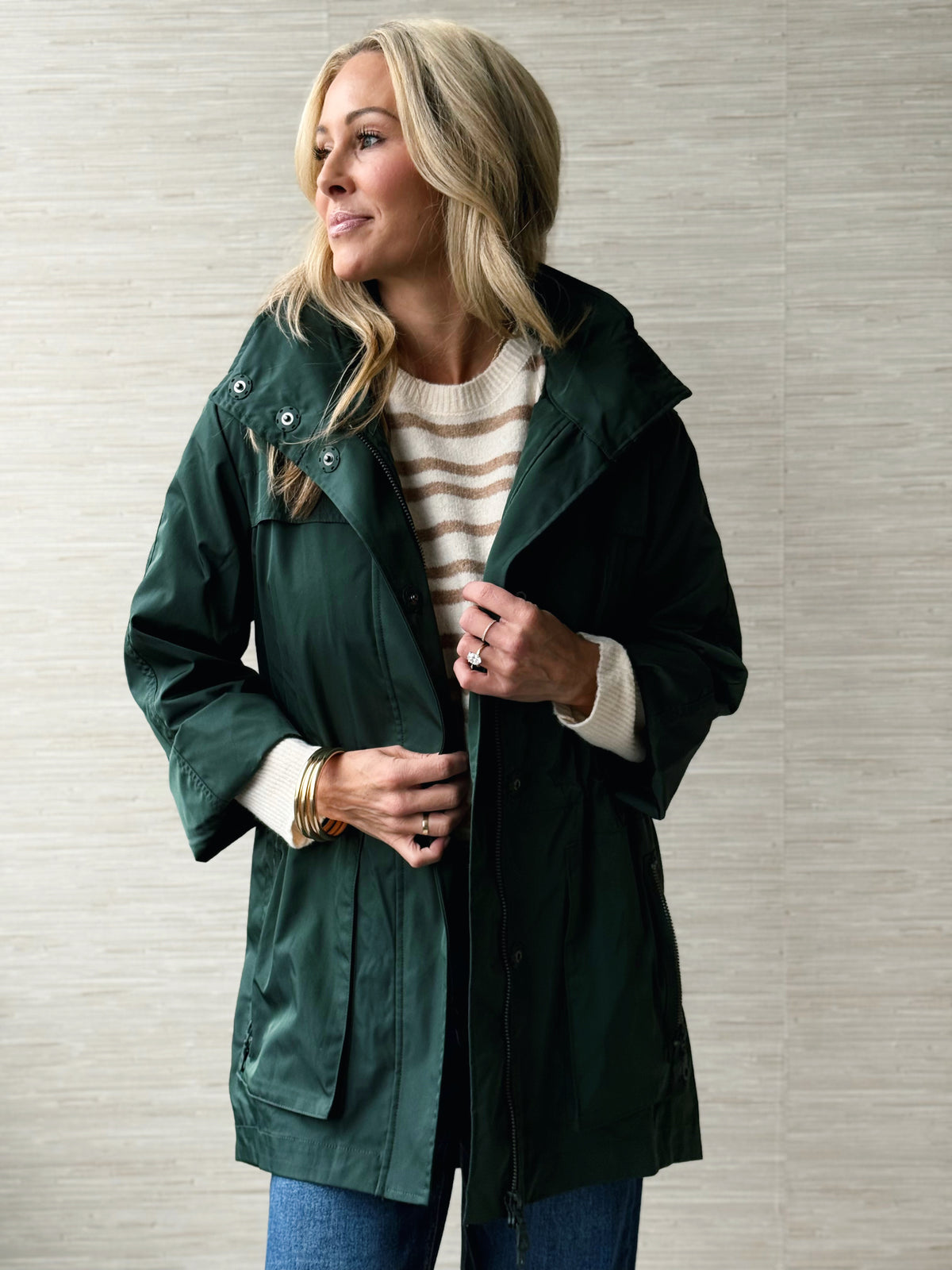 Anorak Crinkle Jacket - HUNTER