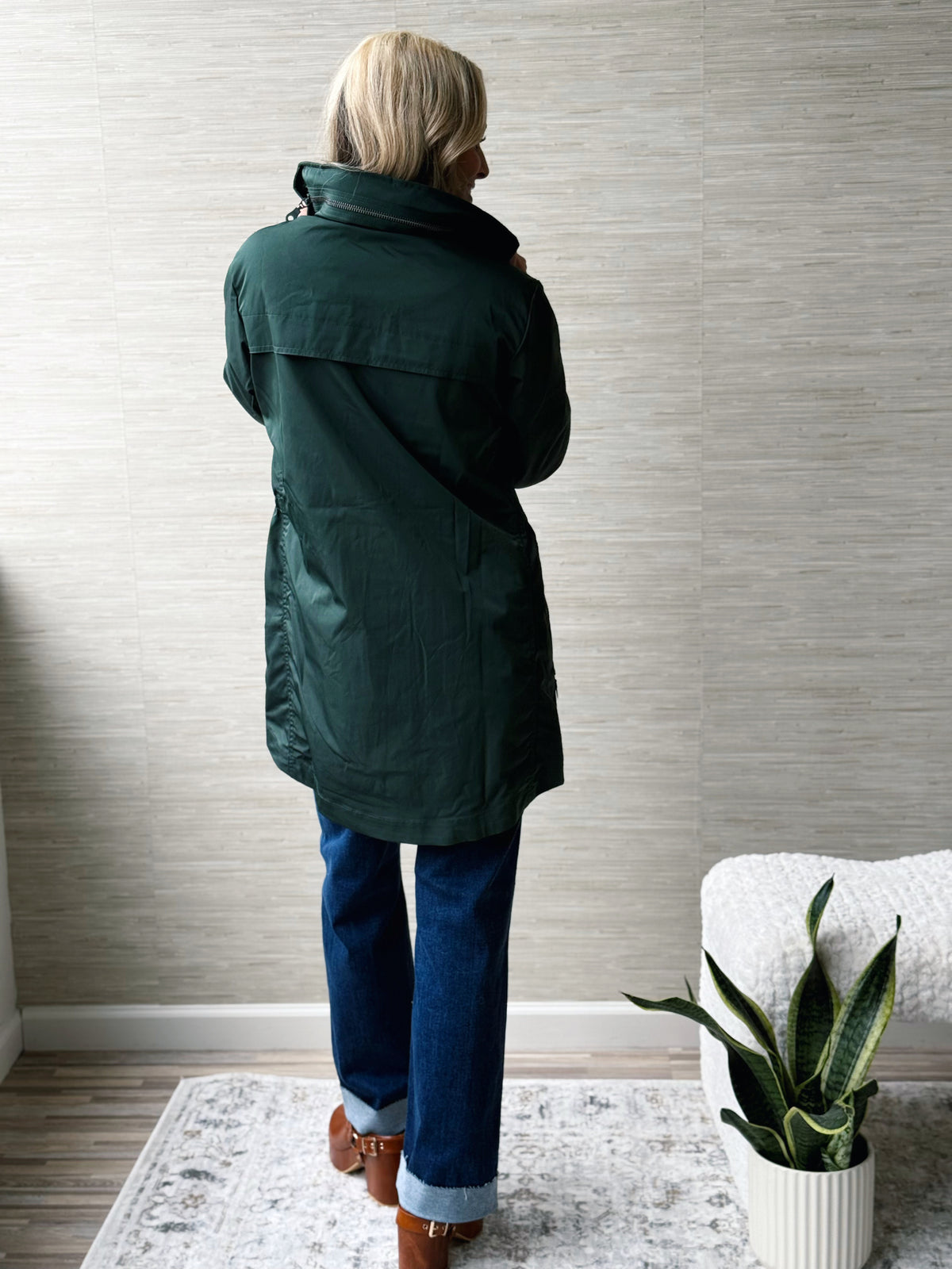 Anorak Crinkle Jacket - HUNTER