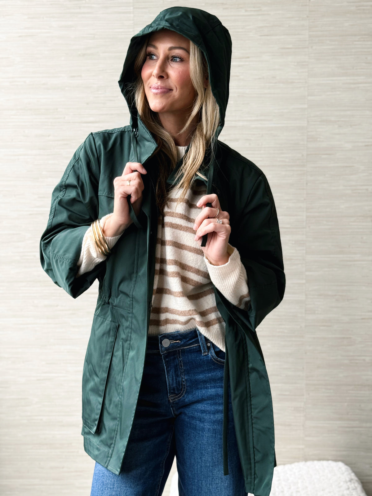 Anorak Crinkle Jacket - HUNTER