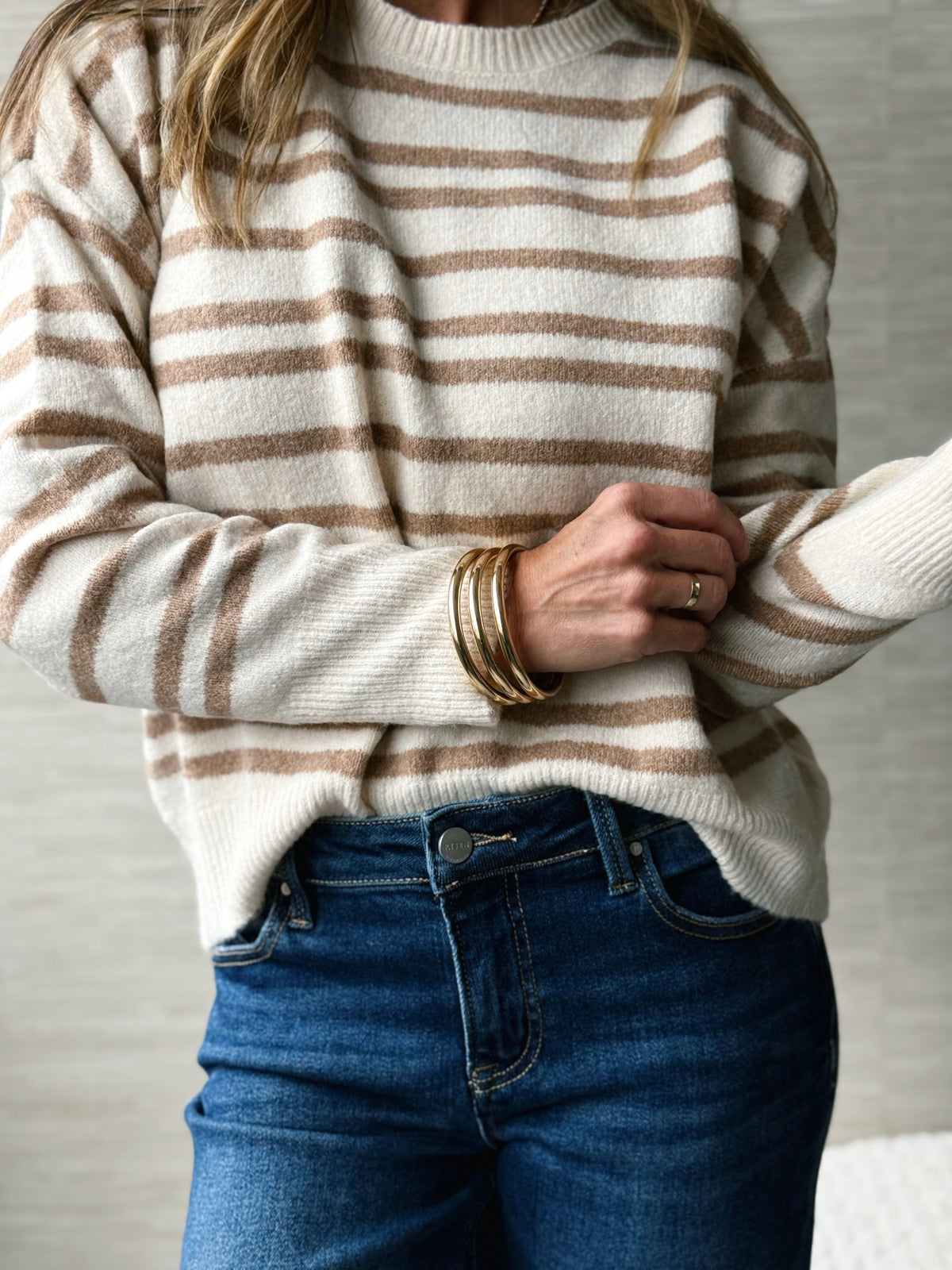 Rainy Day Sweater- TAUPE