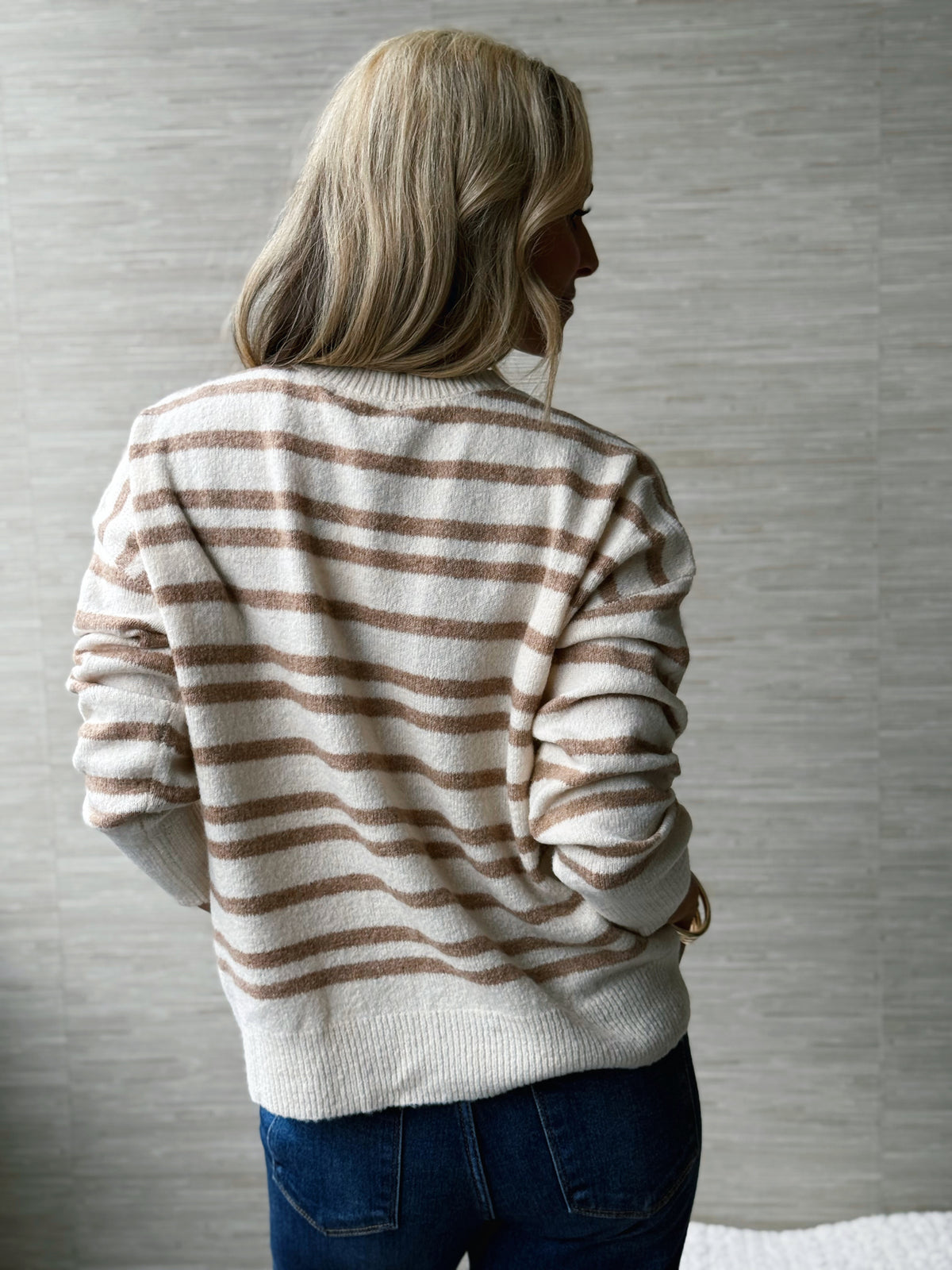 Rainy Day Sweater- TAUPE