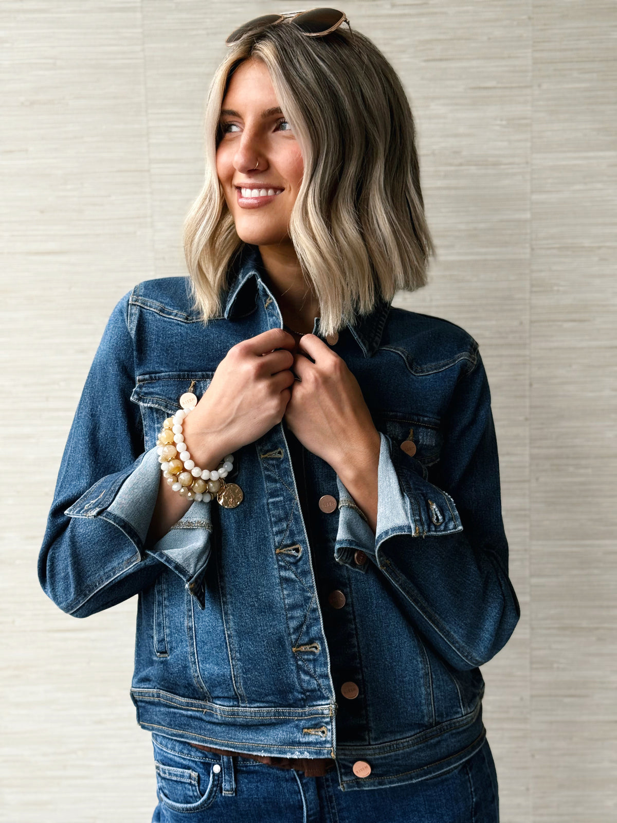 Mia Denim Jacket - DARK
