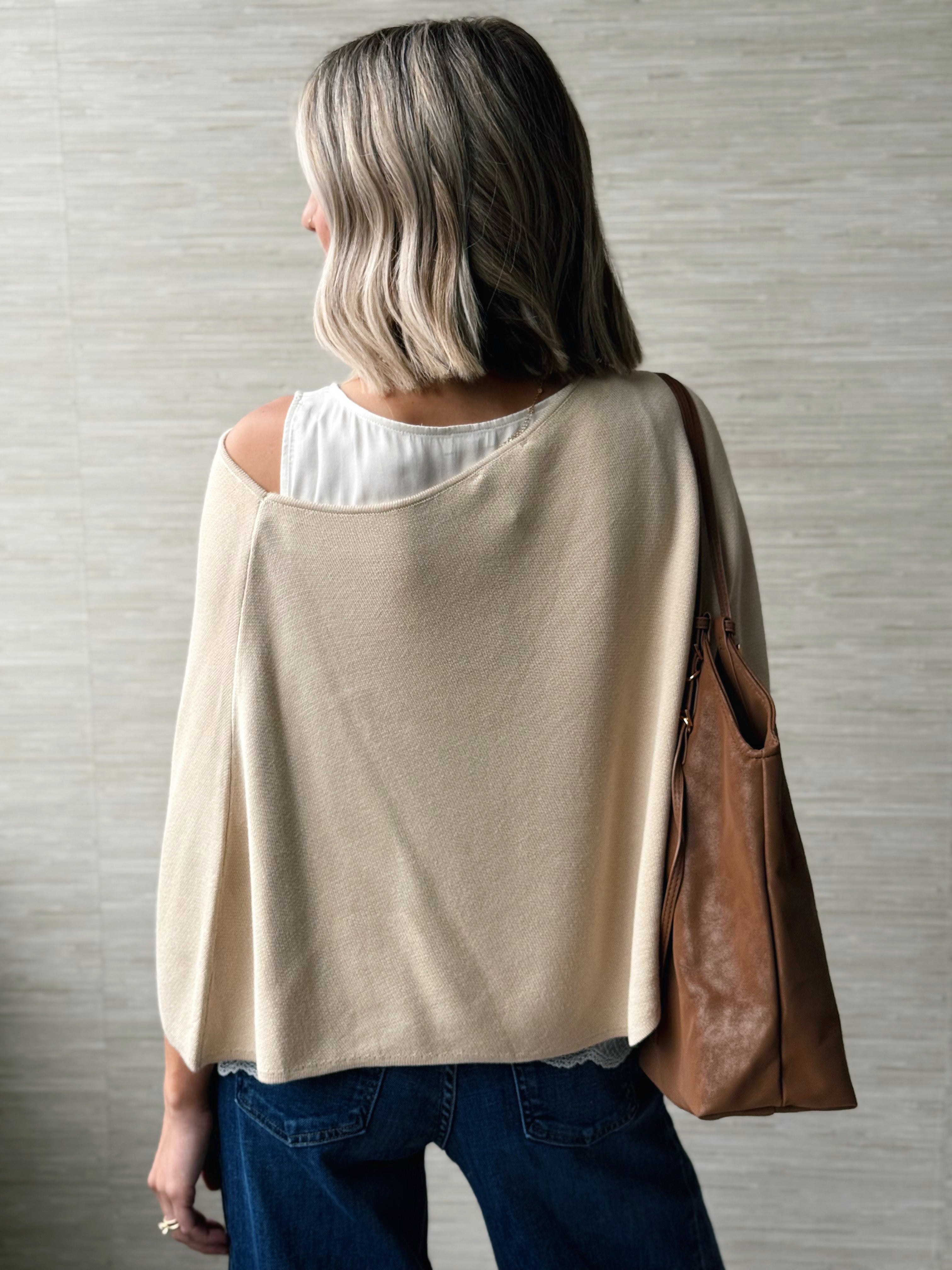 Aspen Poncho - IVORY