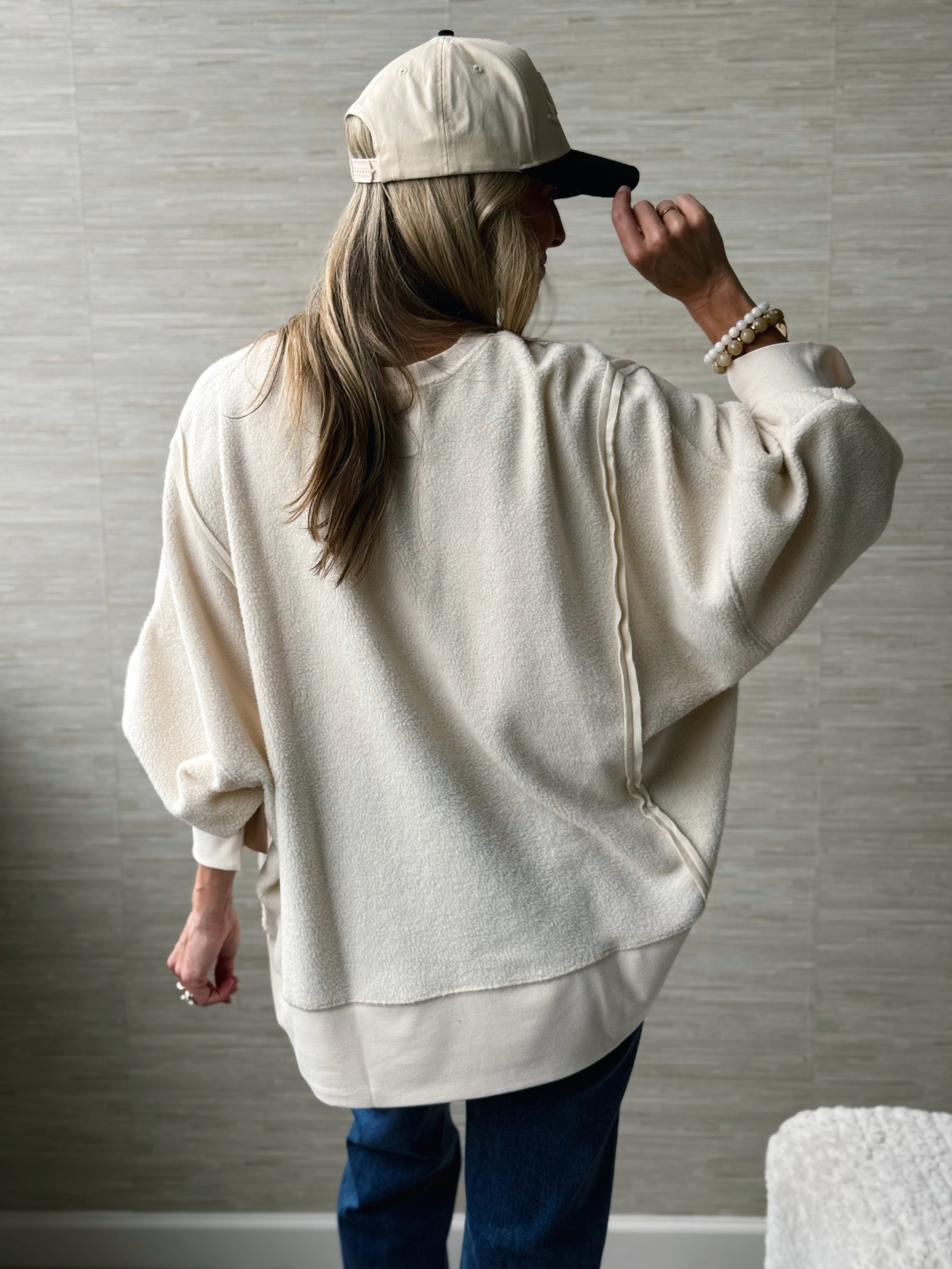 Inside Out Sweatshirt - IVORY