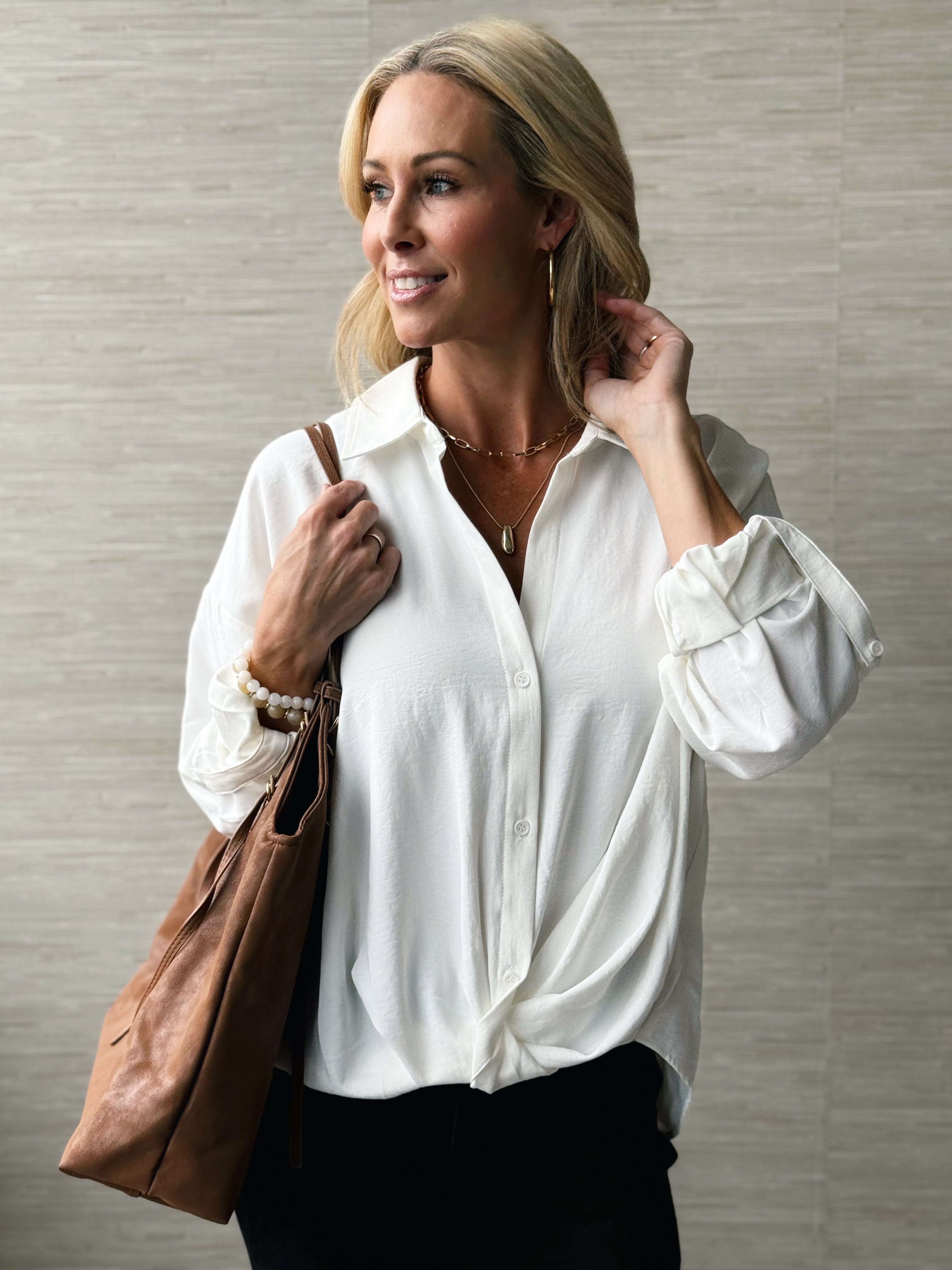 Willow Grace Blouse - OFF WHITE