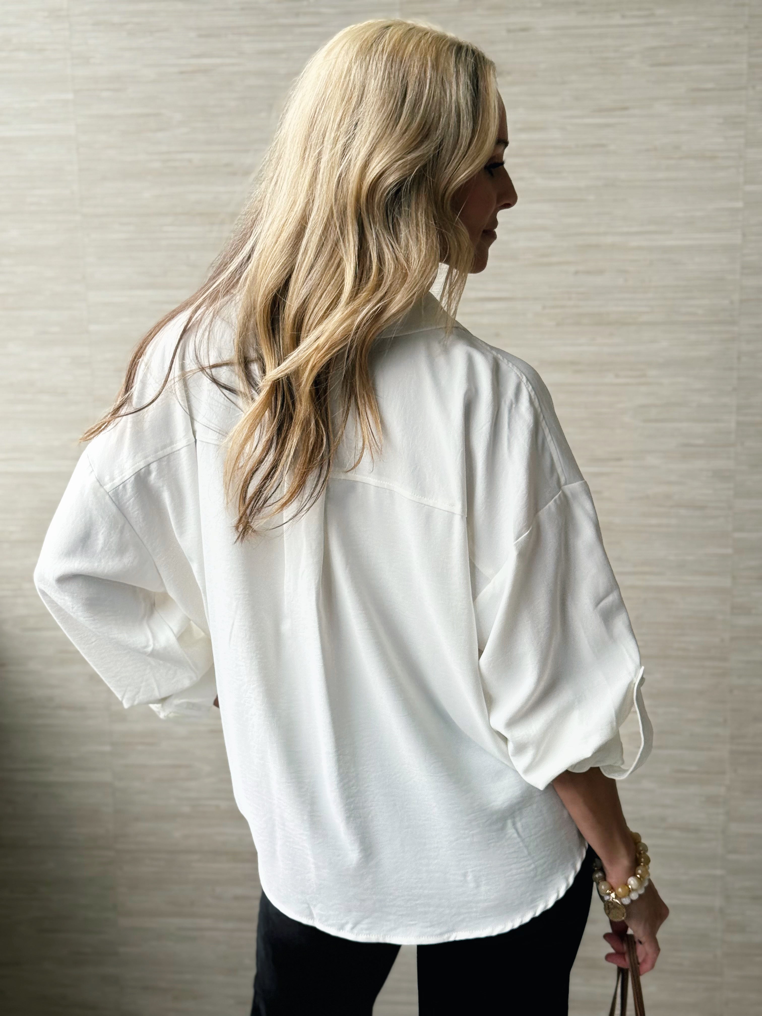 Willow Grace Blouse - OFF WHITE