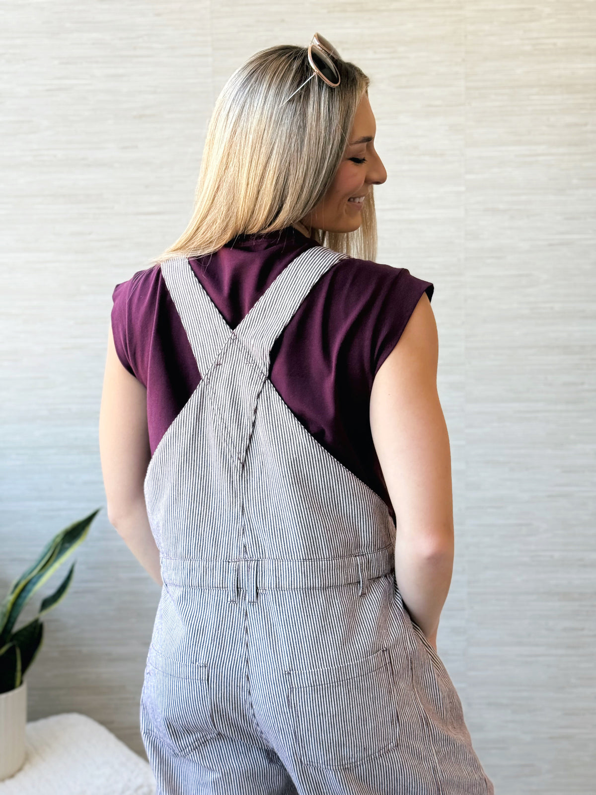 Aden Barrel Overalls - BROWN