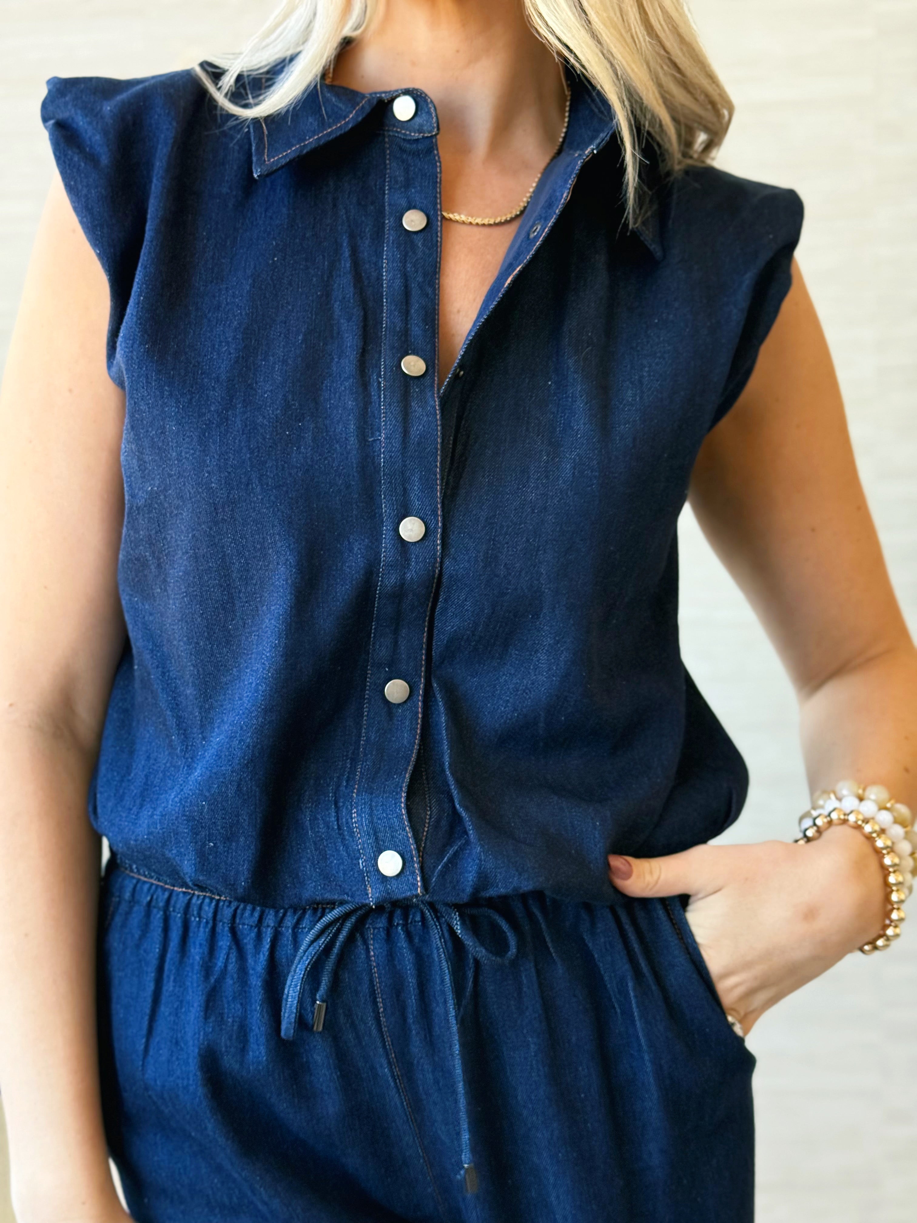 Back to School Top - DENIM