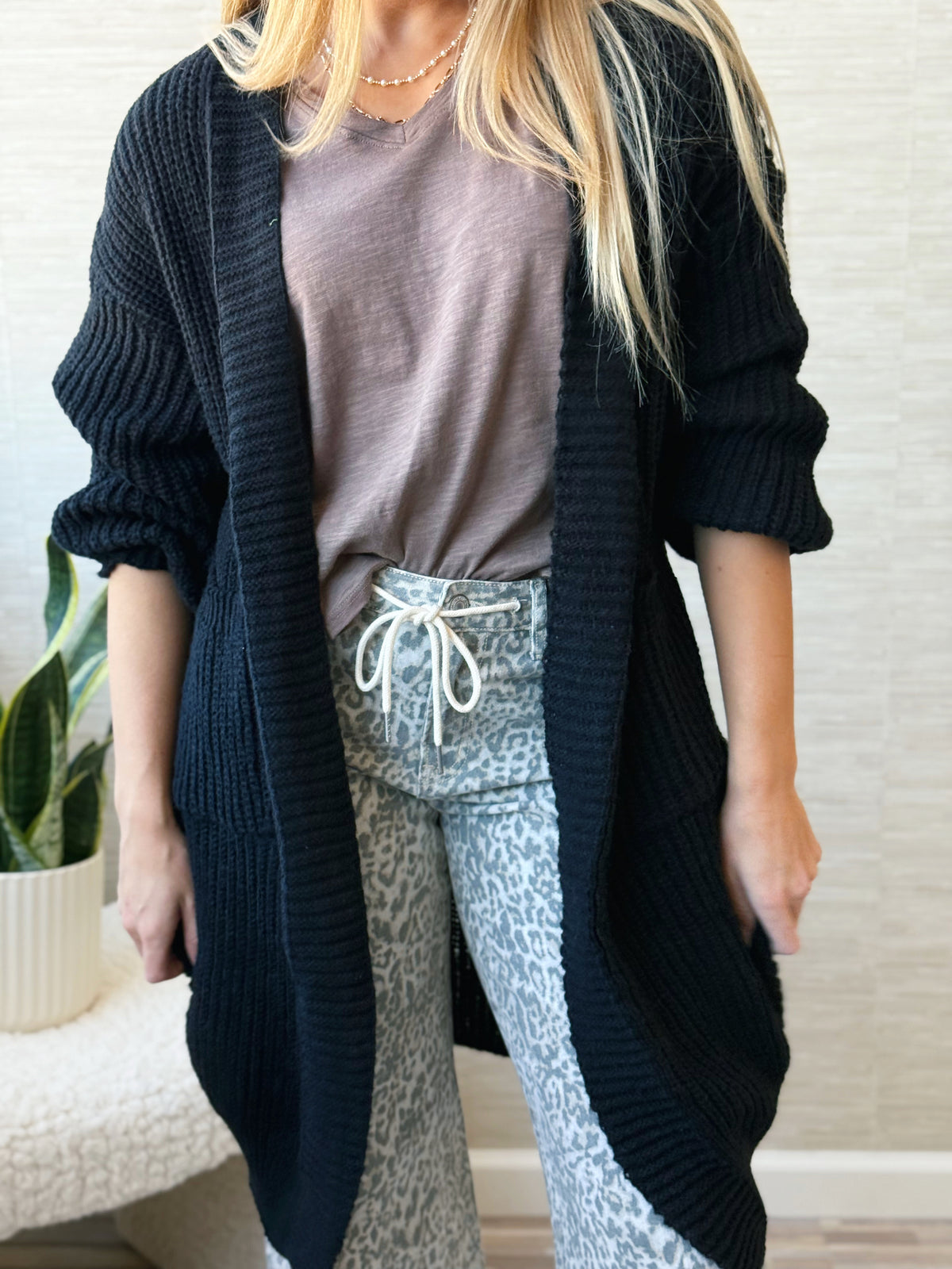 Alyssa Cardigan - BLACK