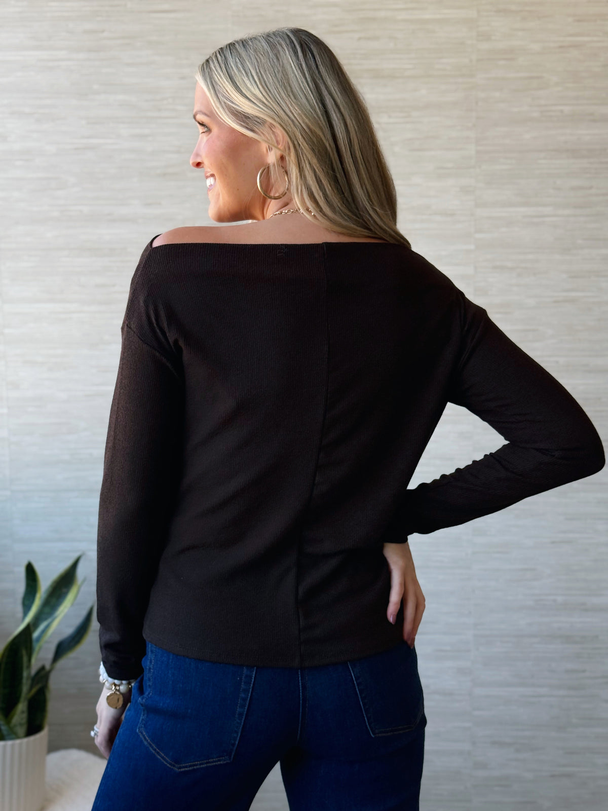 Tassi Top - CHOCOLATE