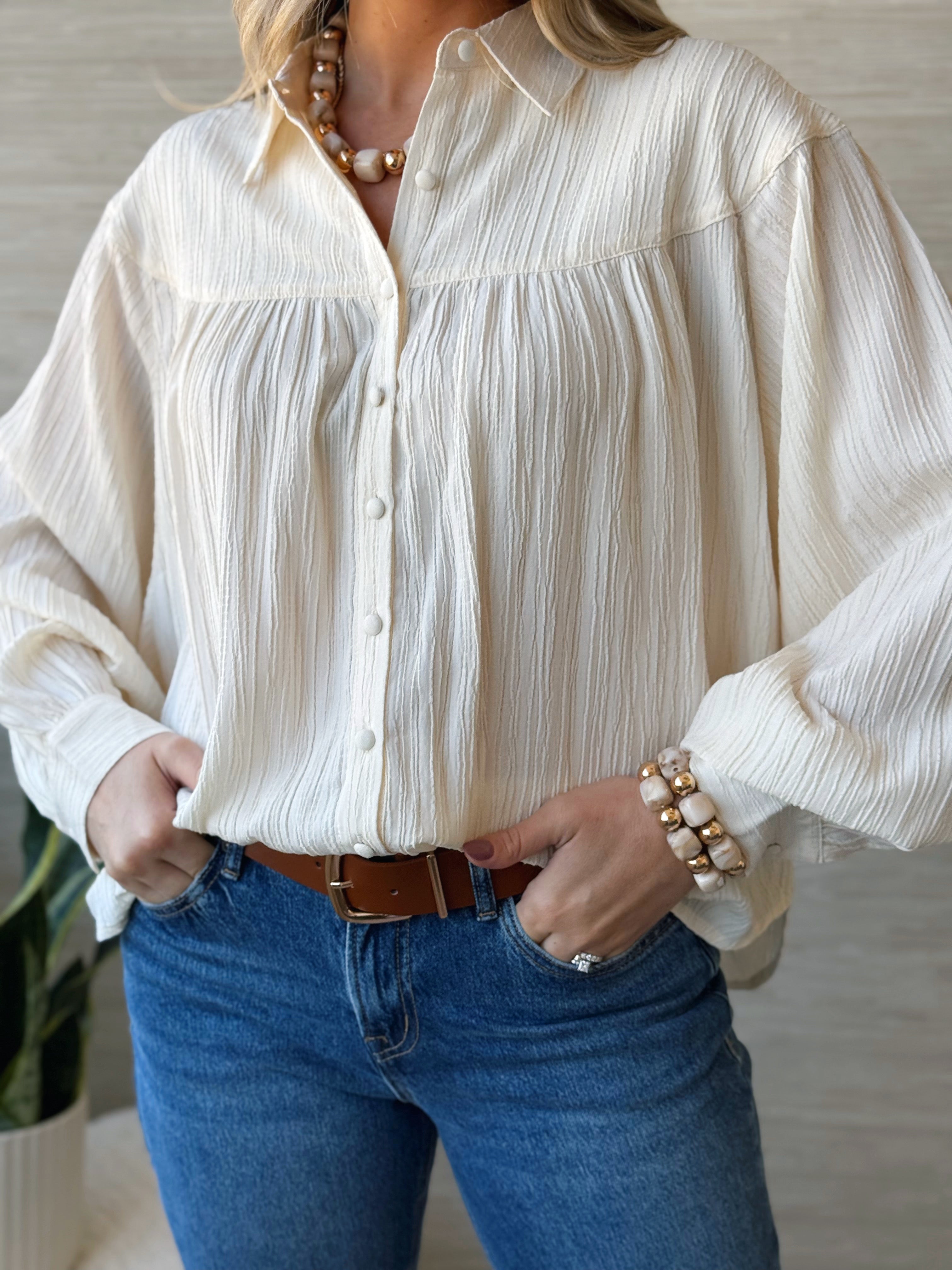 Beloved Blouse - VANILLA