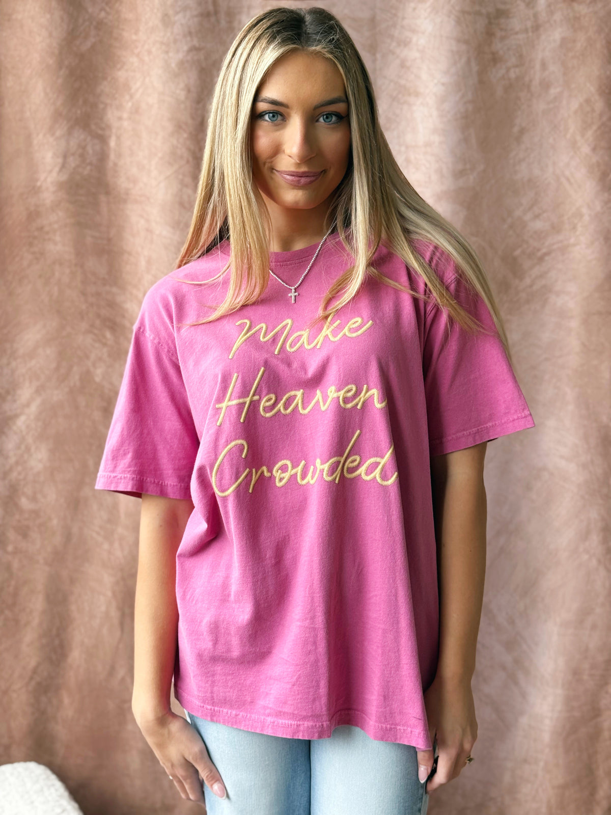 Make Heaven Crowded Tee - PINK