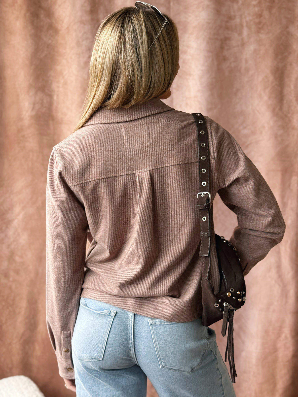 Faye Jacket - CLOVE HEATHER