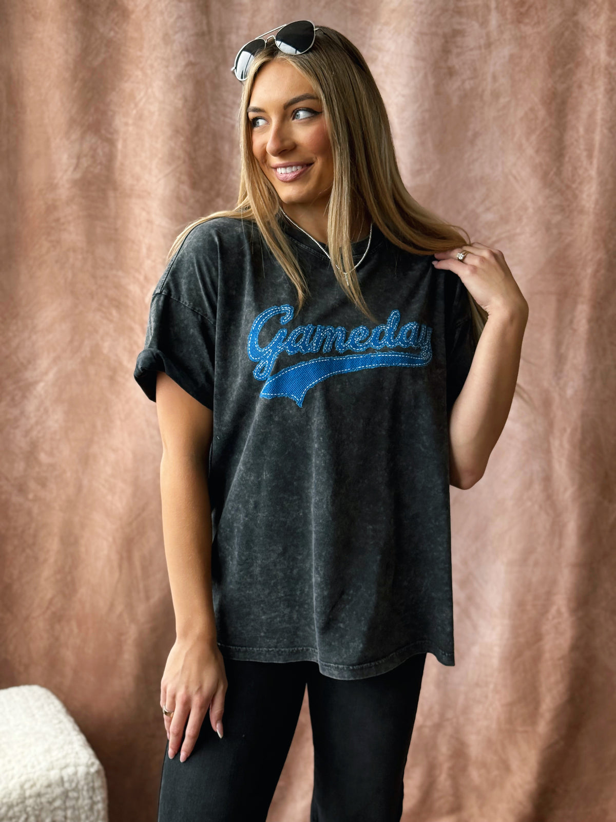It's Gameday Baby Shirt - BLACK