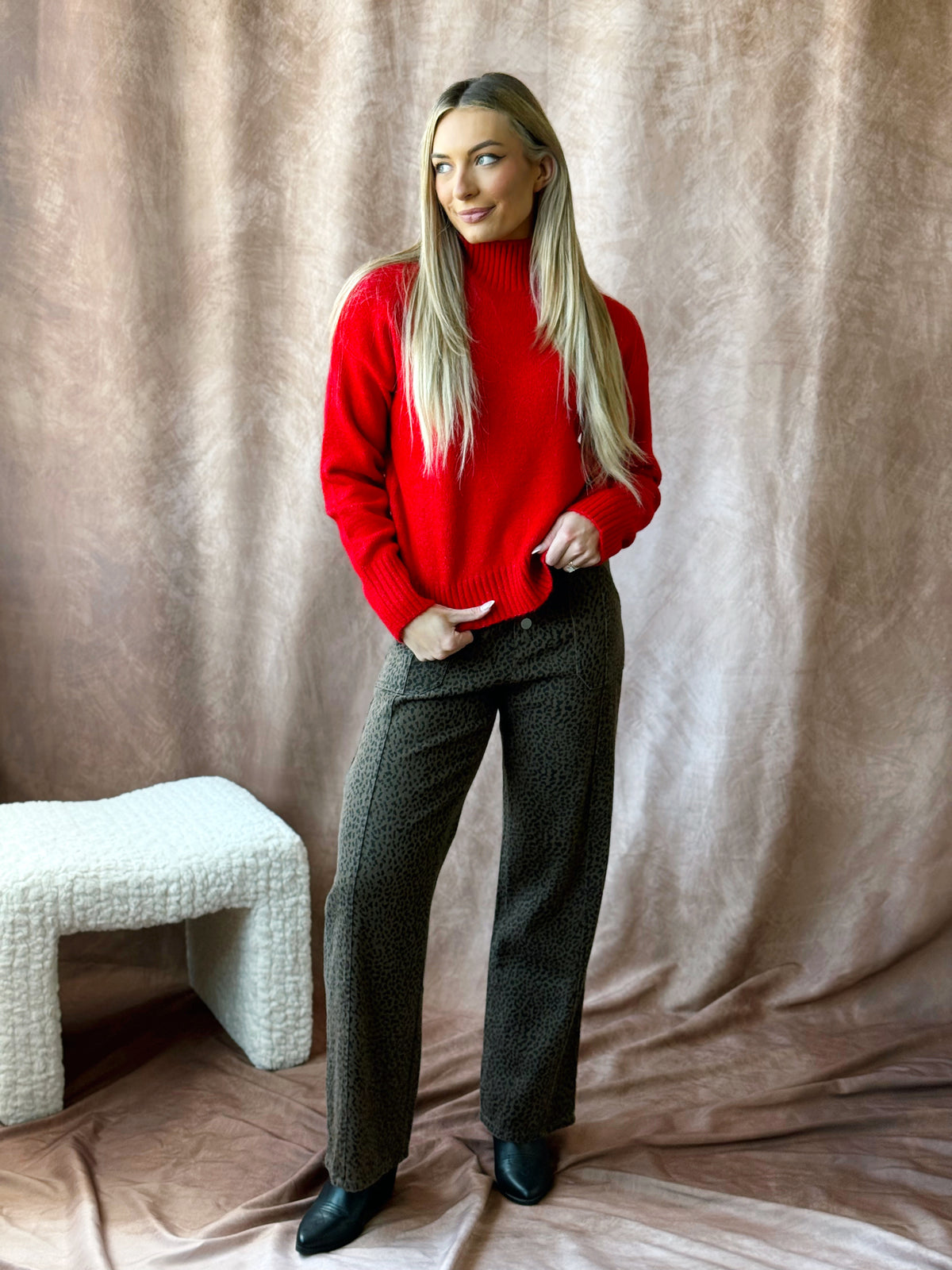 Miss America Sweater - RED