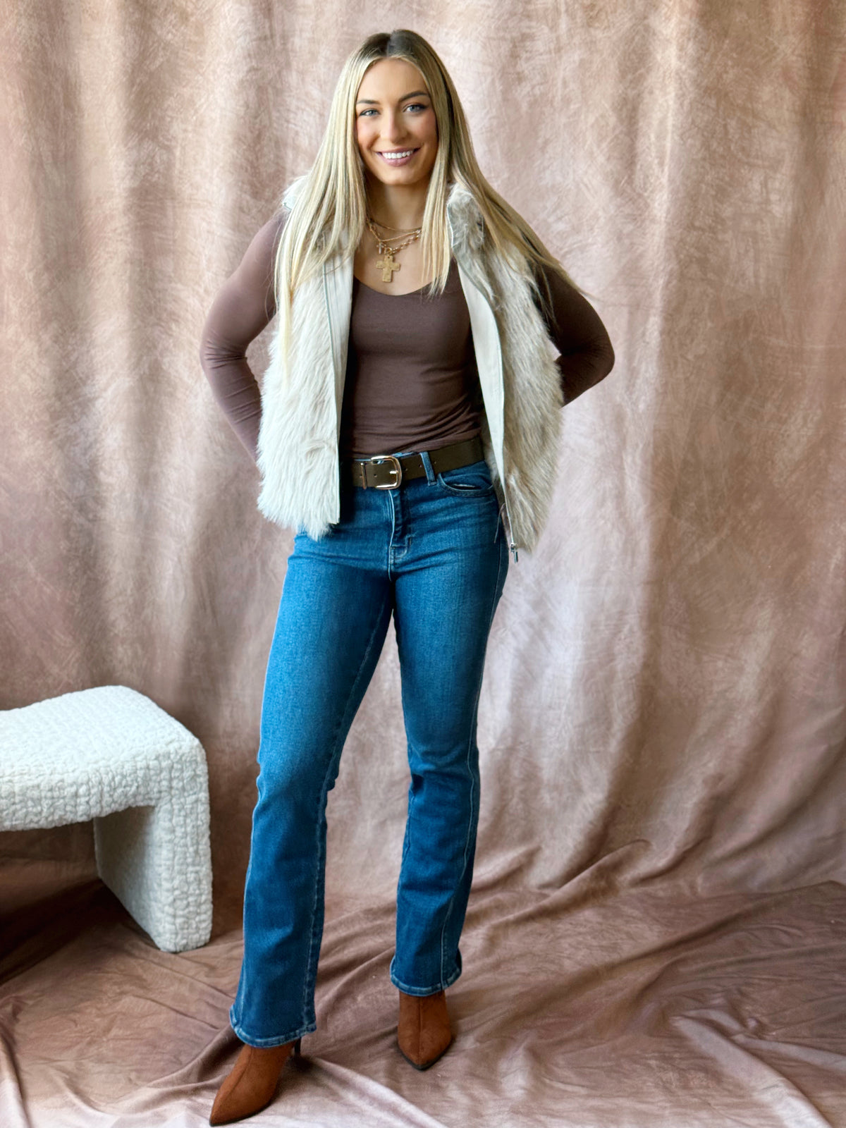 Lone Star Vest - TAUPE