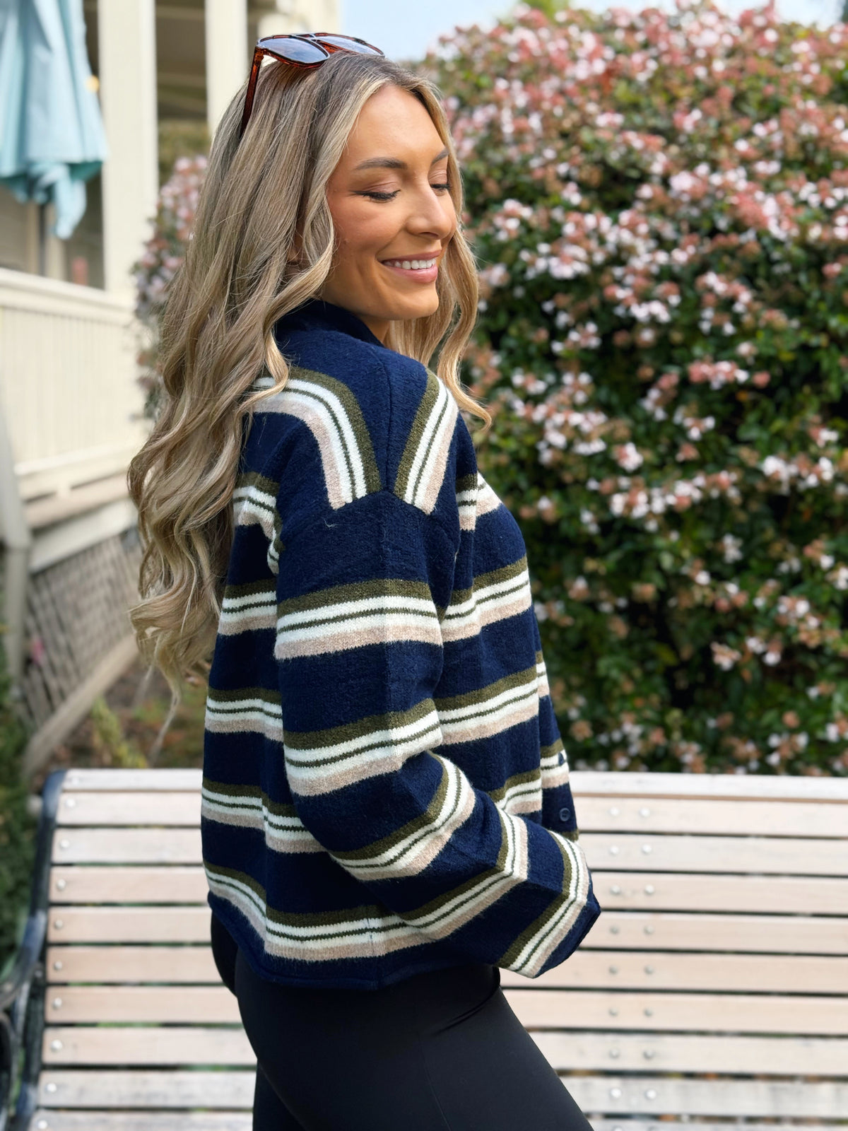 Ventinove Anni Cardigan - NAVY MULTI