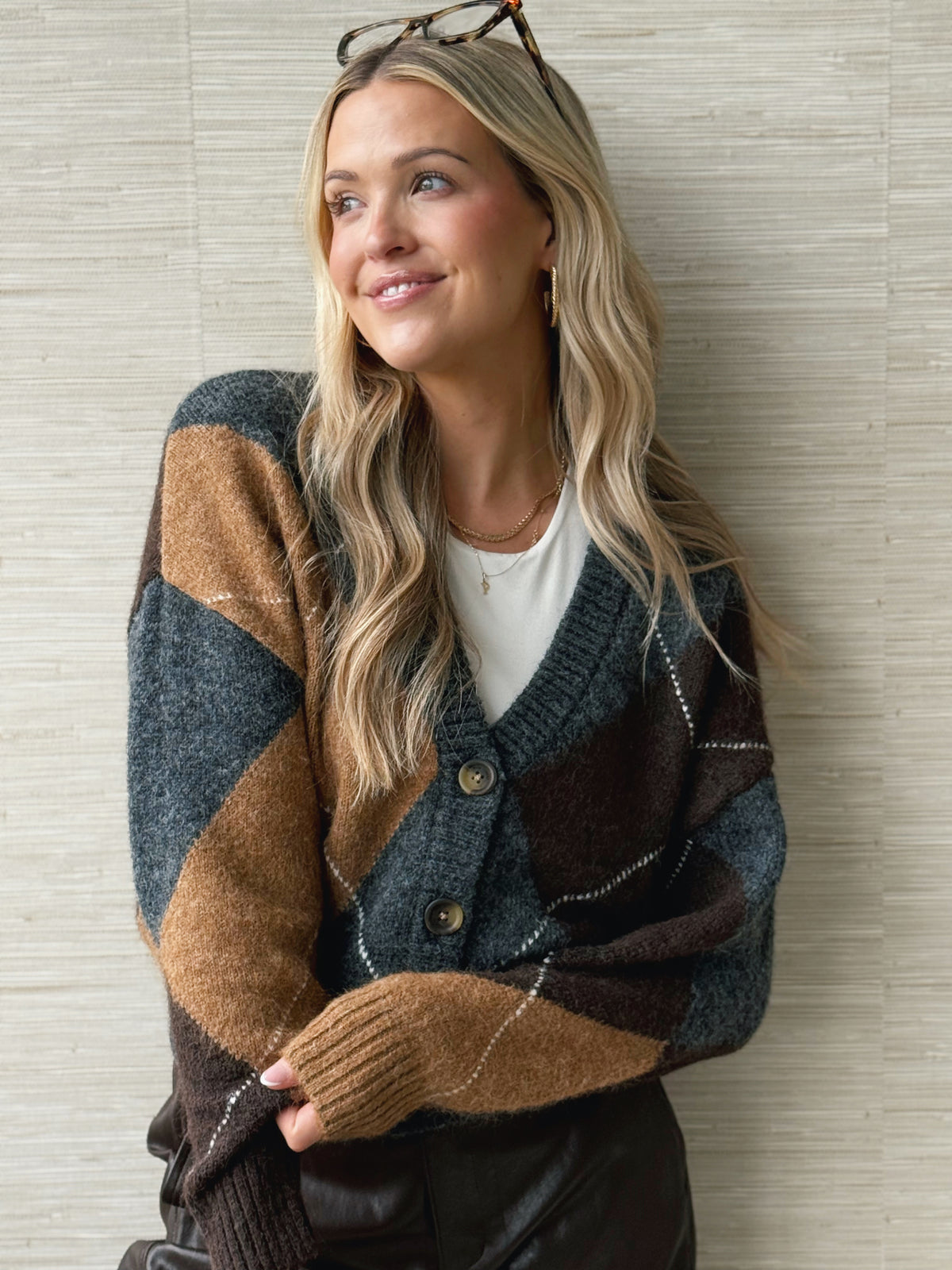 [TRIBAL] Gail Cardigan - HEATHER CHARCOAL