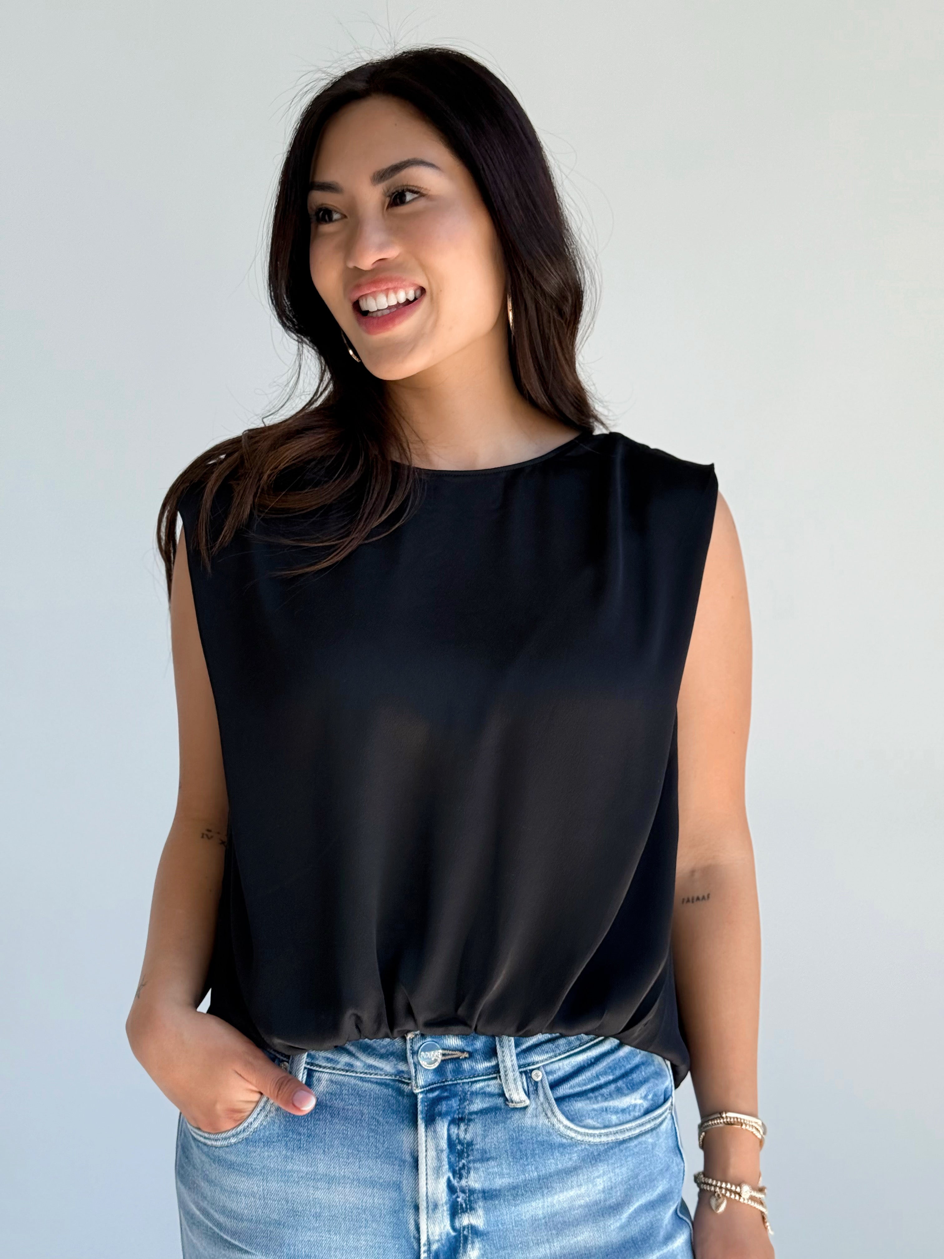 Michelle Blouse - BLACK