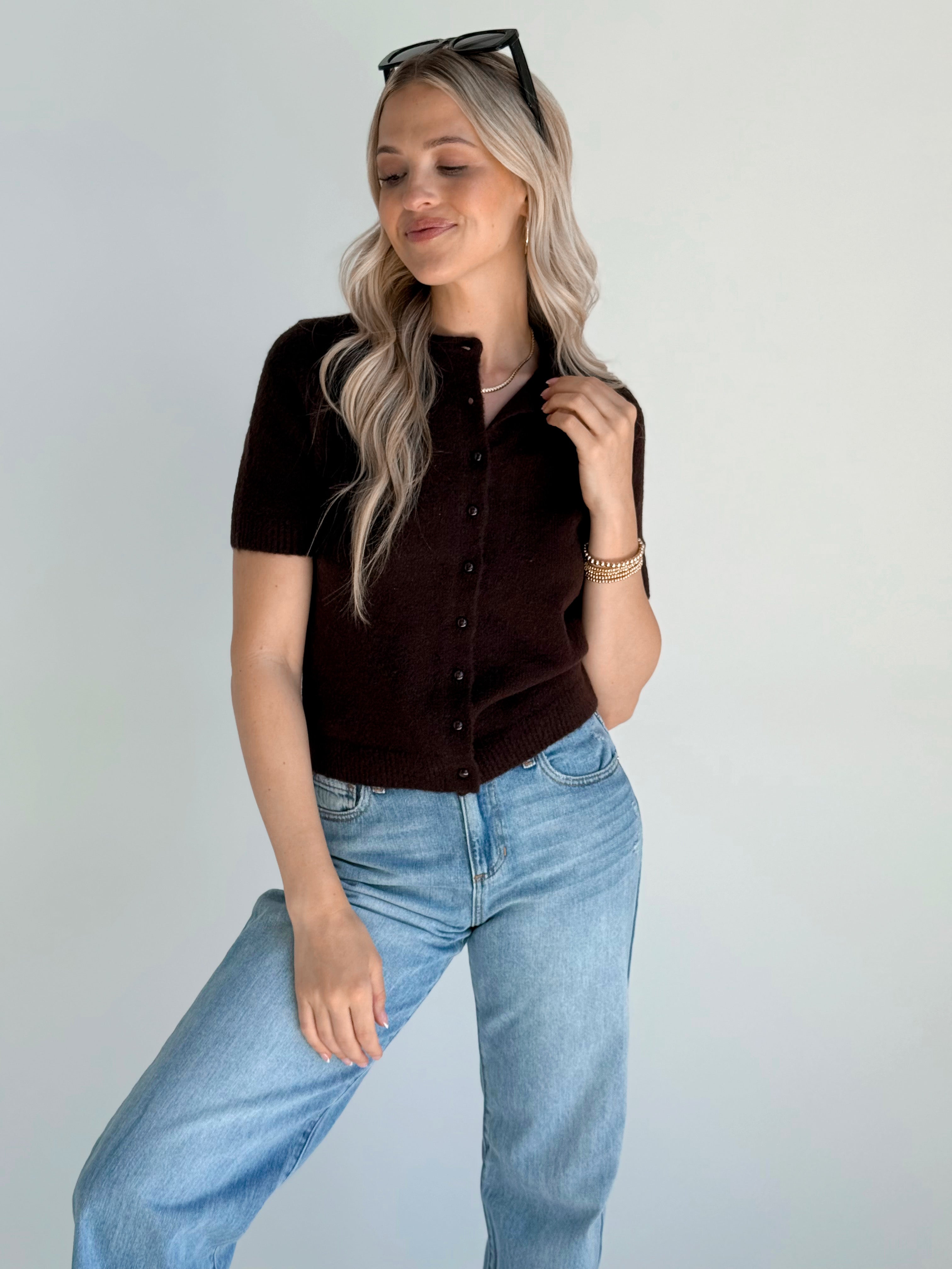Winslow Cardigan - BROWN