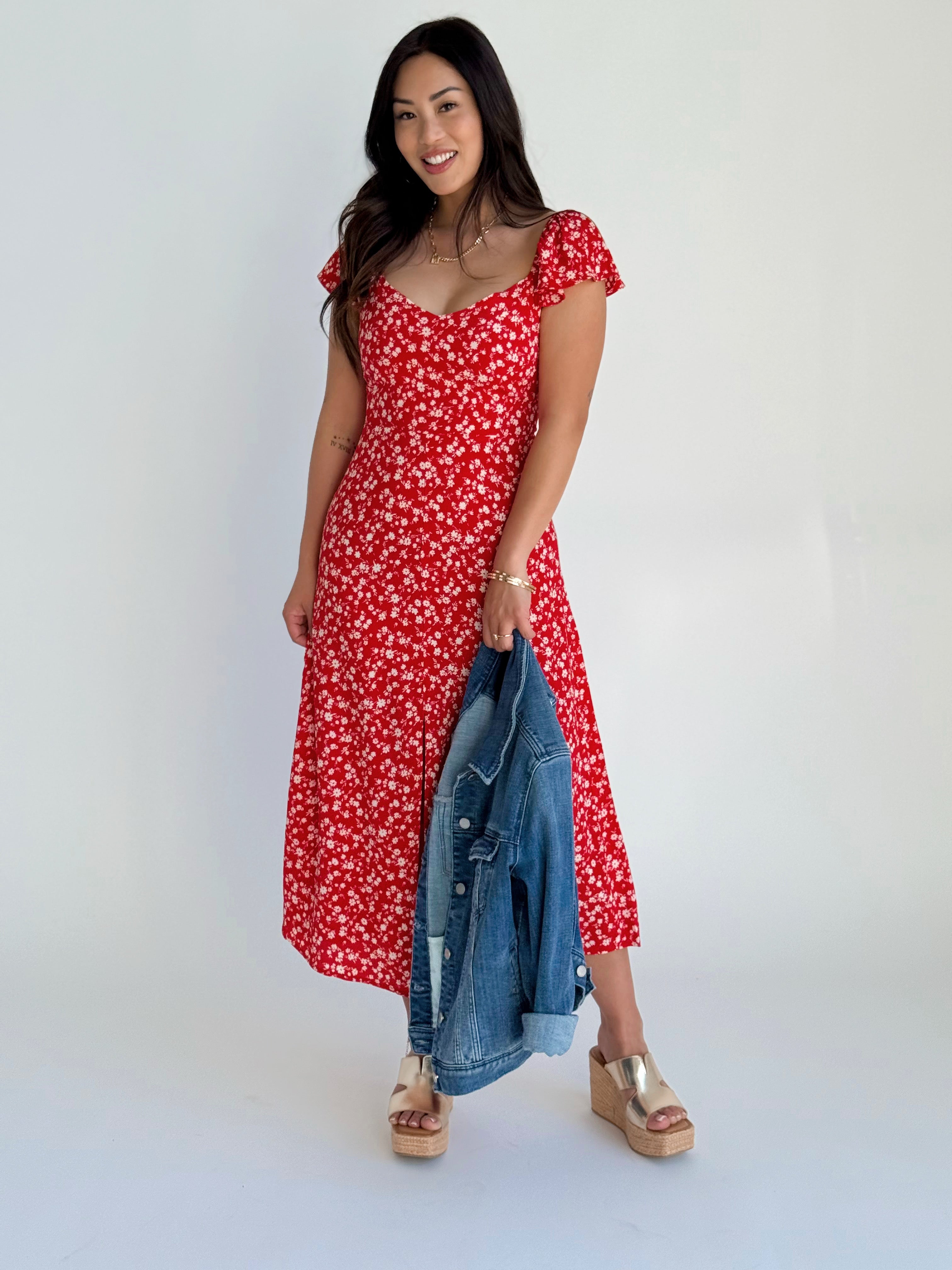 Callie Dress - RED