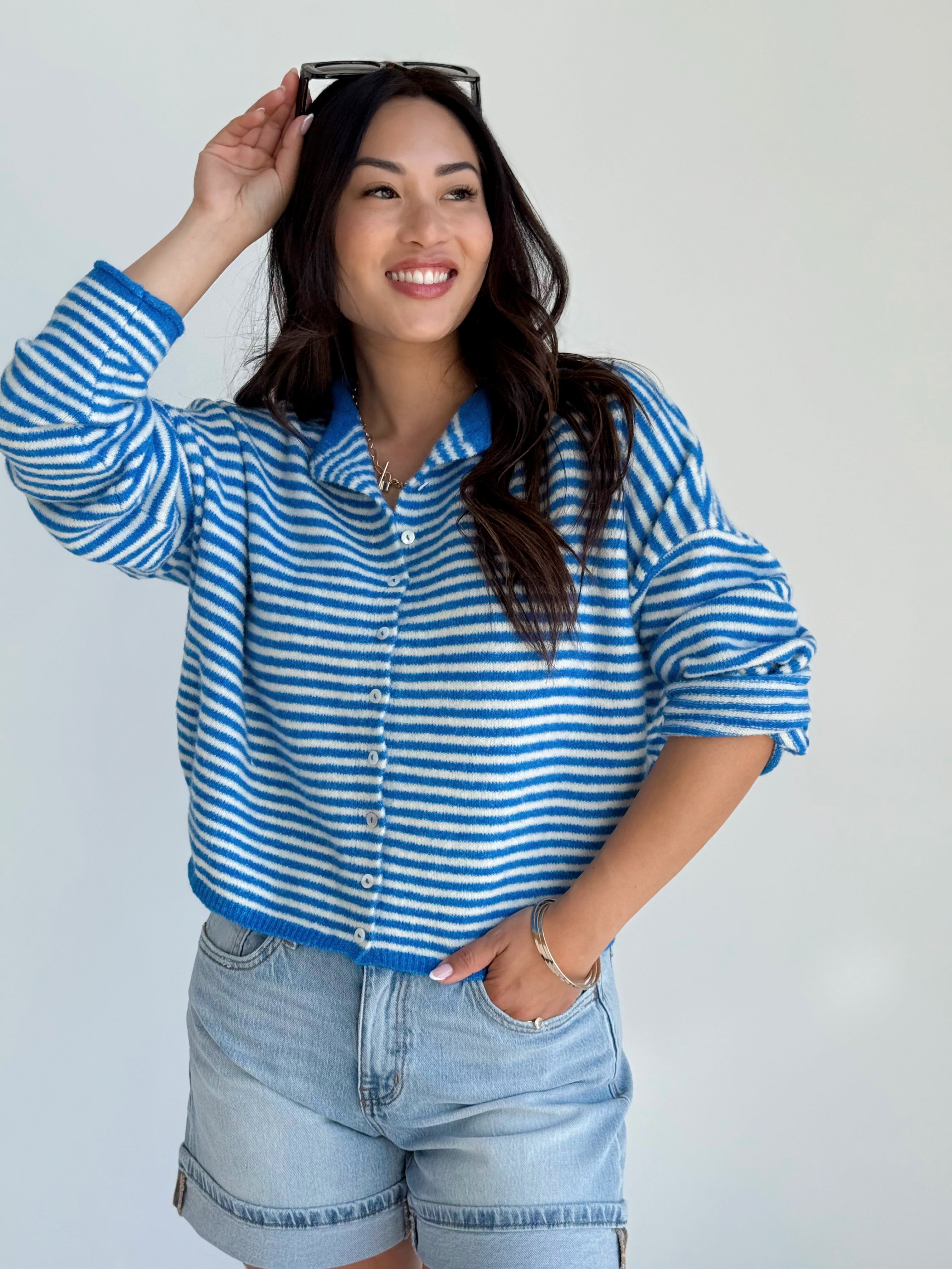 Simone Cardigan - BLUE