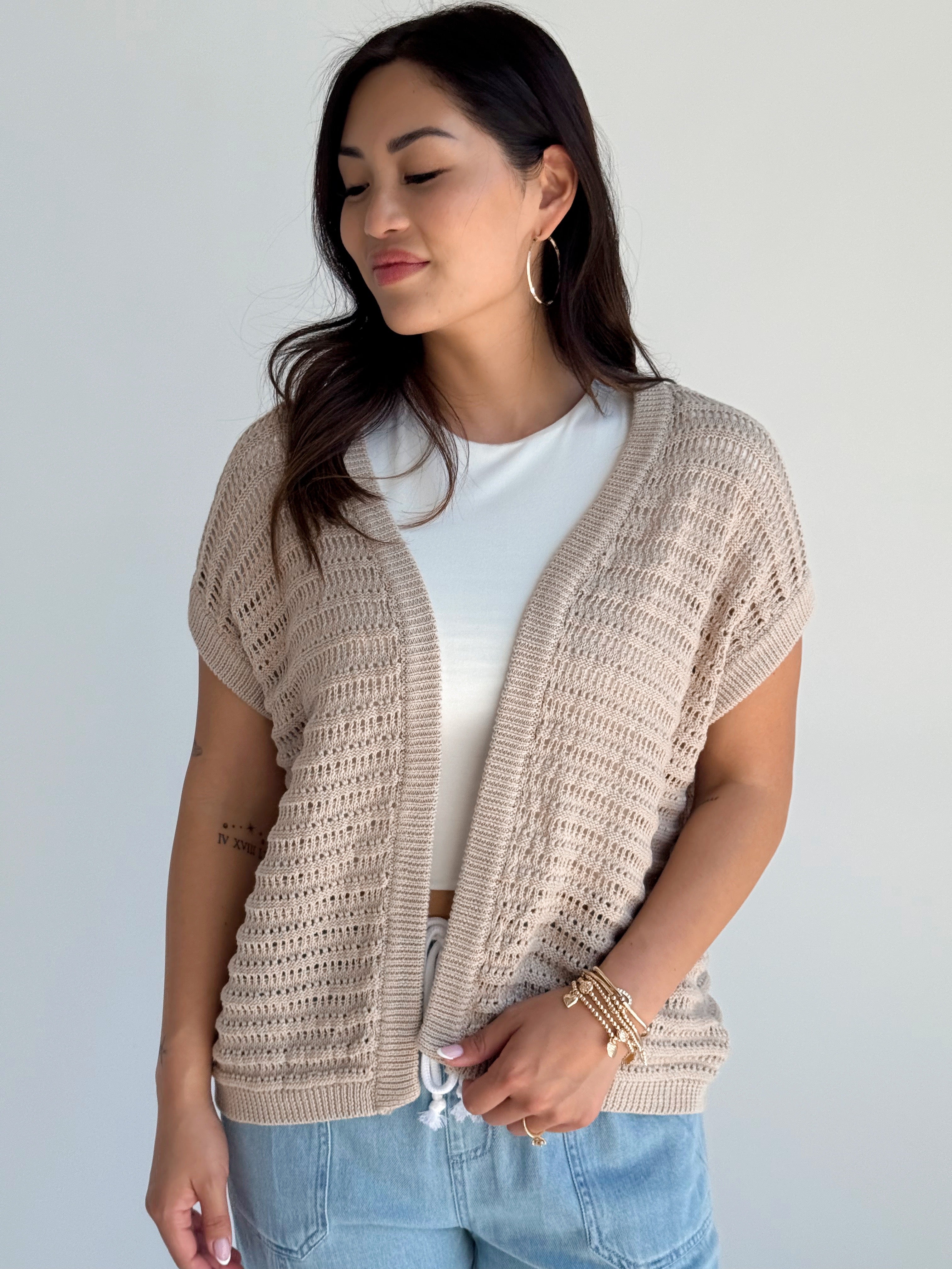 Fern Cardigan - NATURAL
