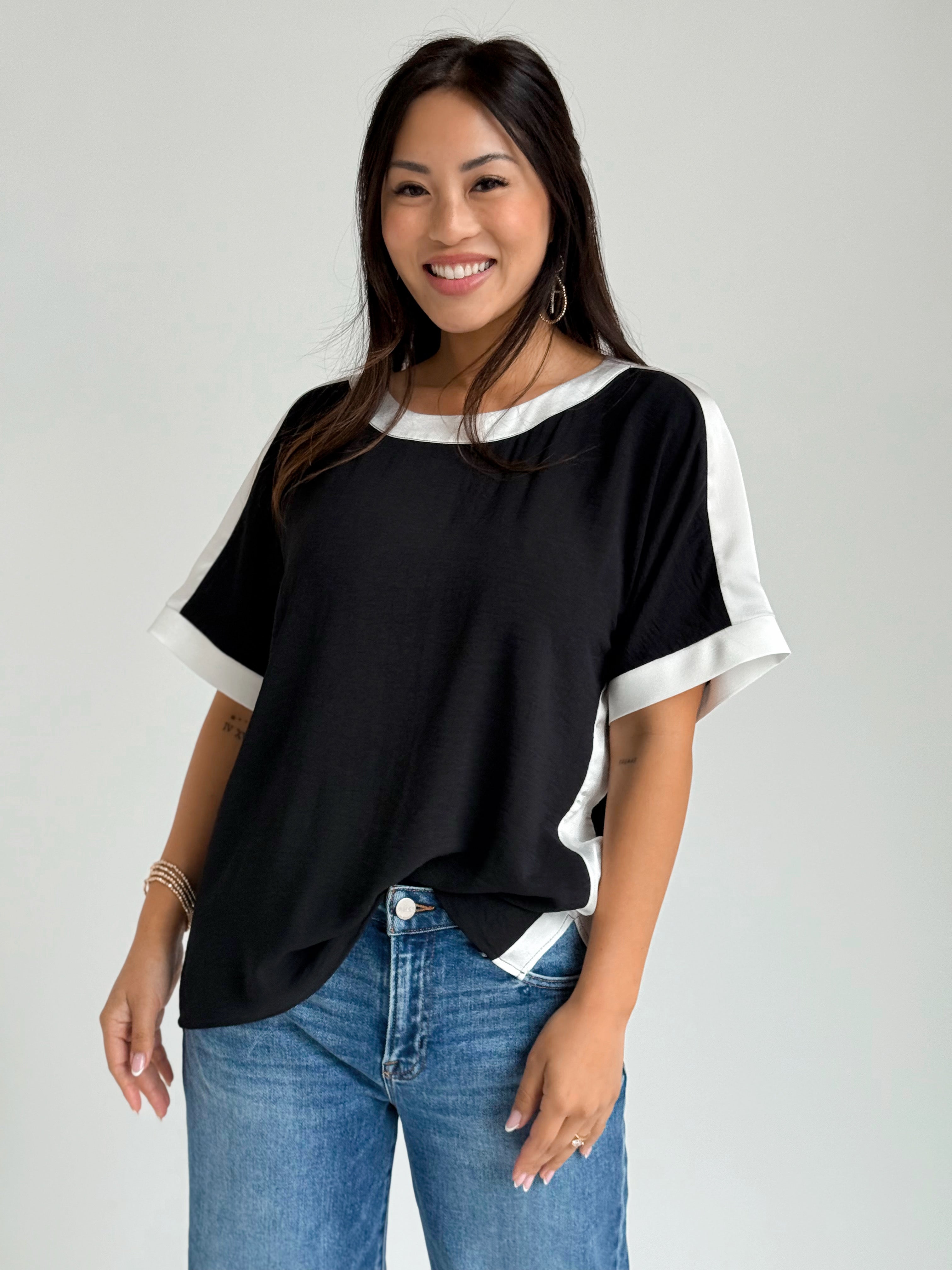 Capri Tee - BLACK
