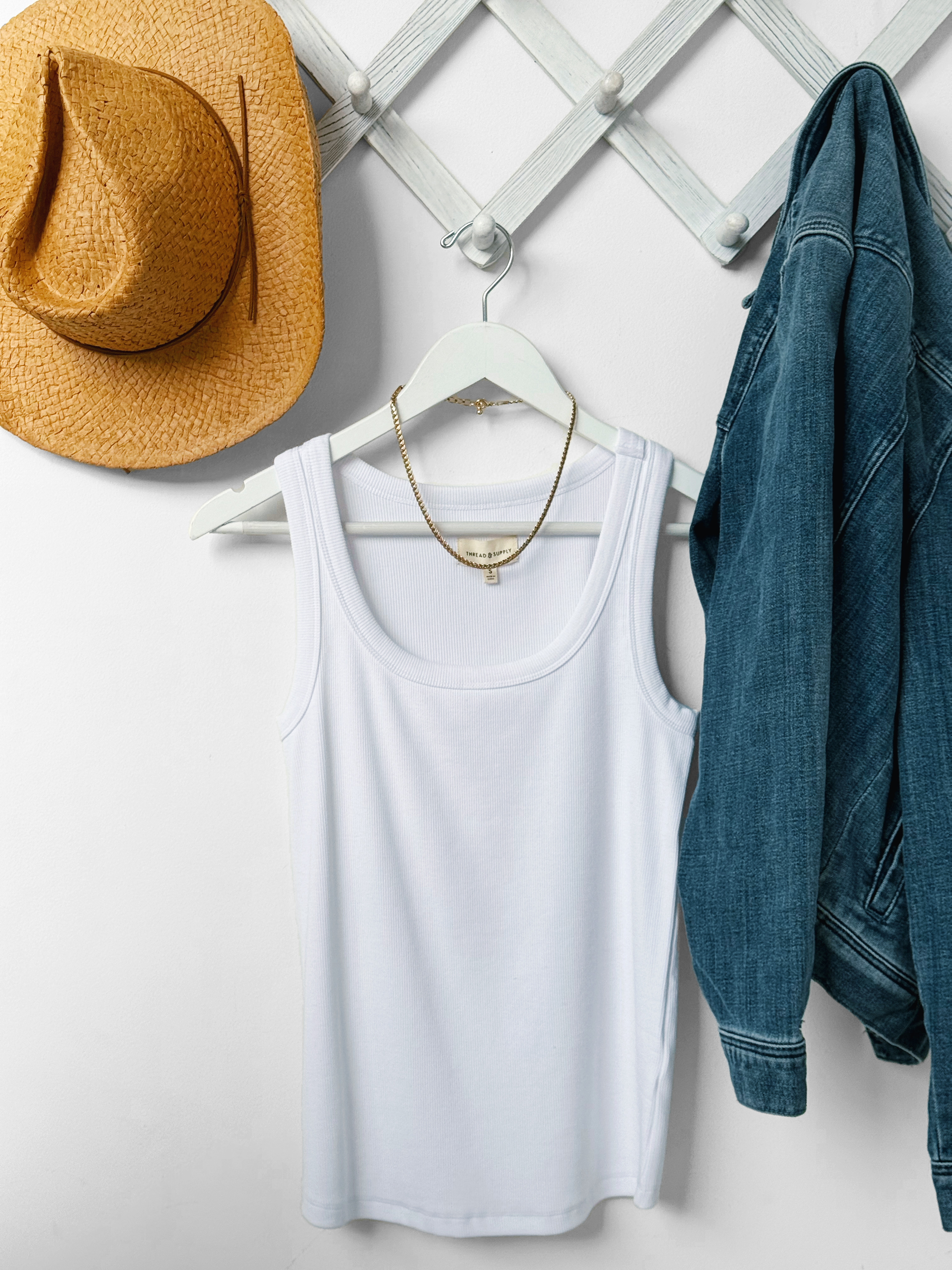 Clarkson Tank - WHITE