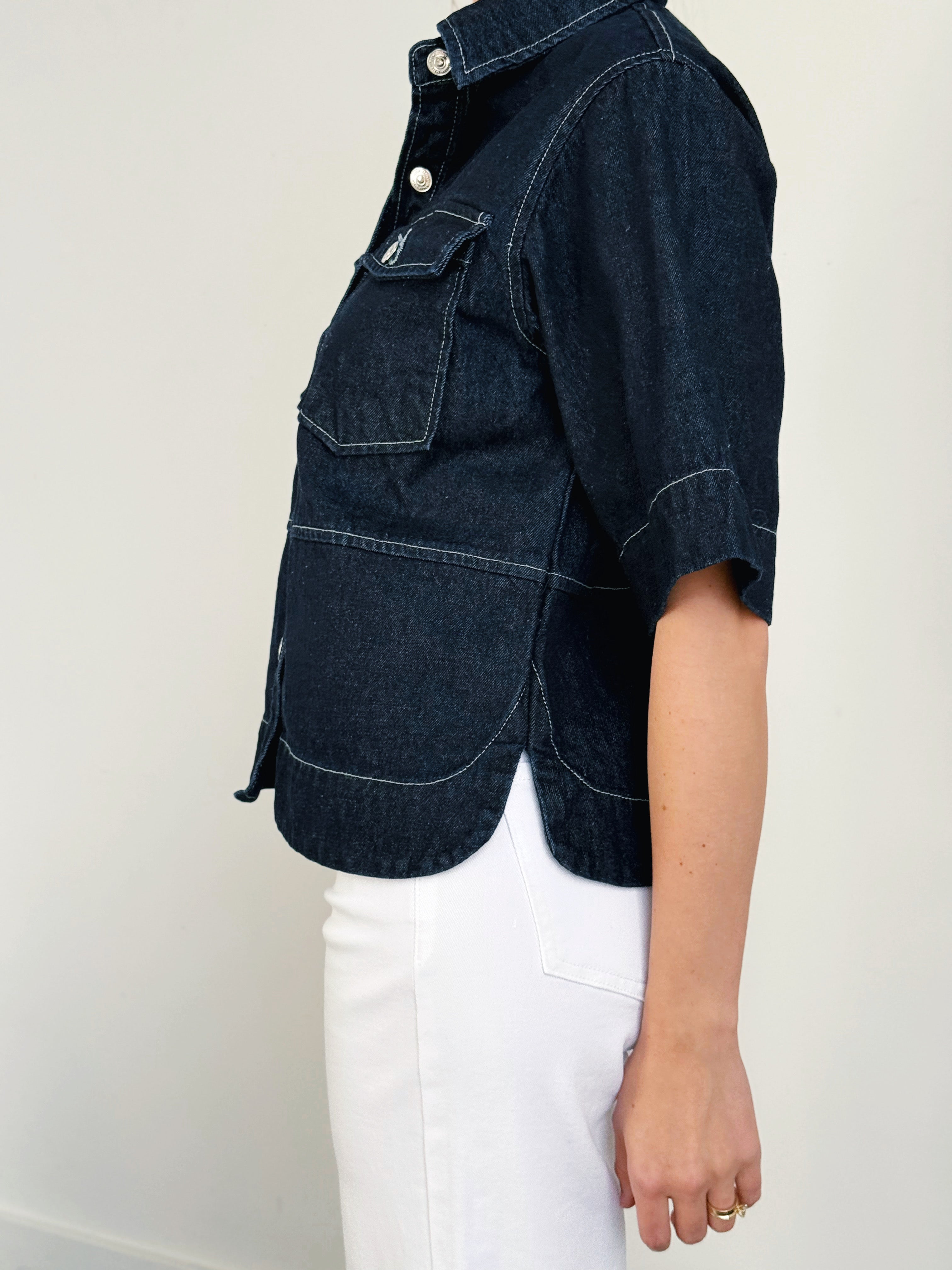 [STEVE MADDEN] Damien Denim Jacket - BIJOU BLUE