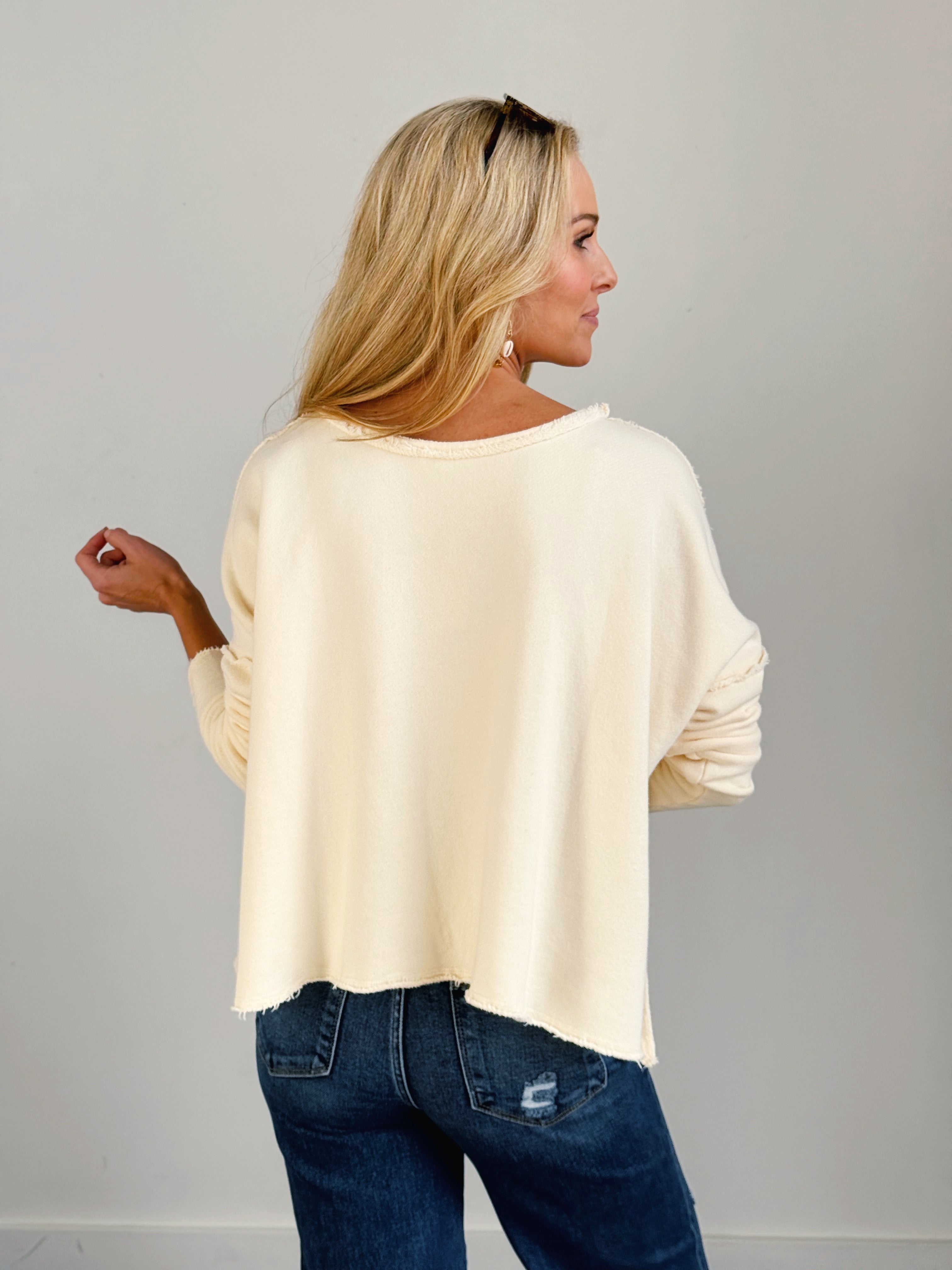 Harbor Club Sweater - CREAM